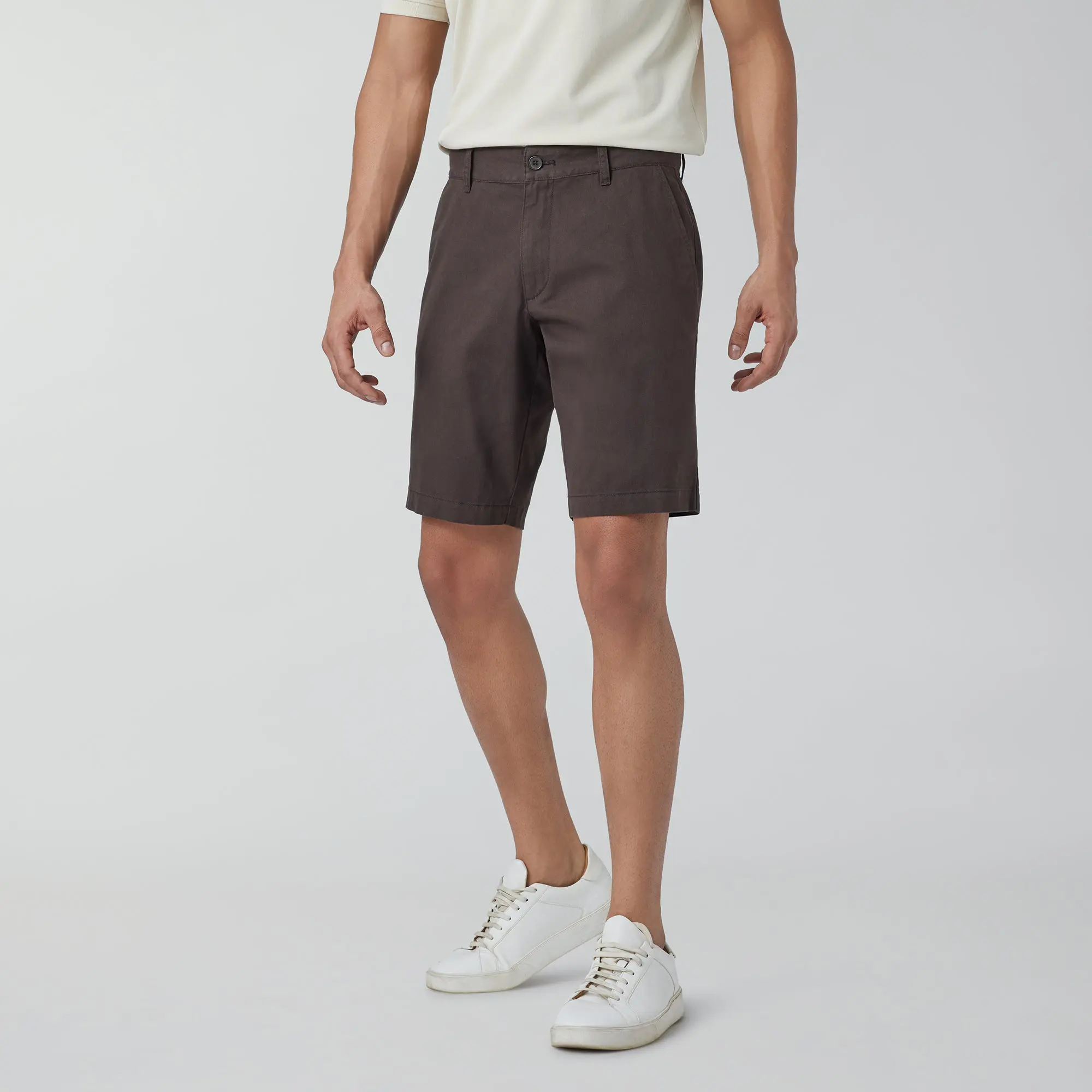 Element Cotton Chinos Shorts For Men Malt Brown - Image 6