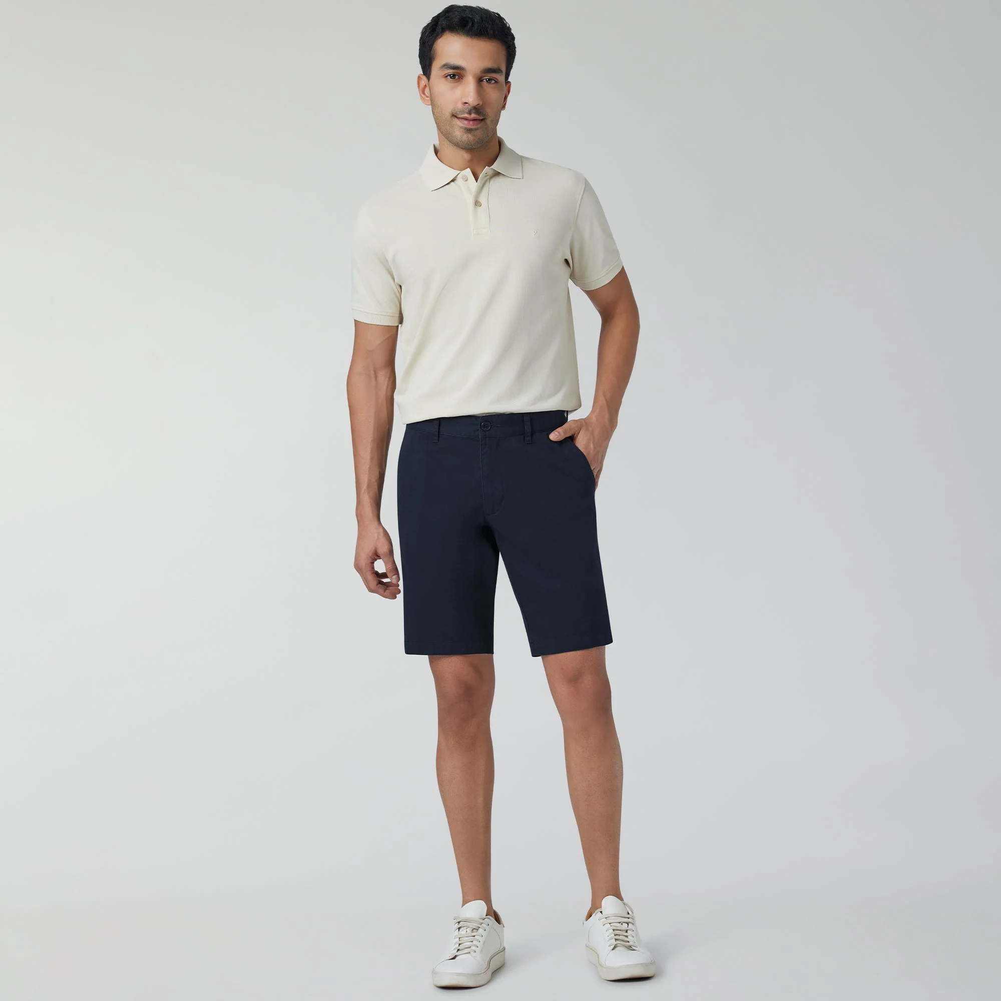Element  Cotton Chinos Shorts For Men Midnight Blue - Image 4