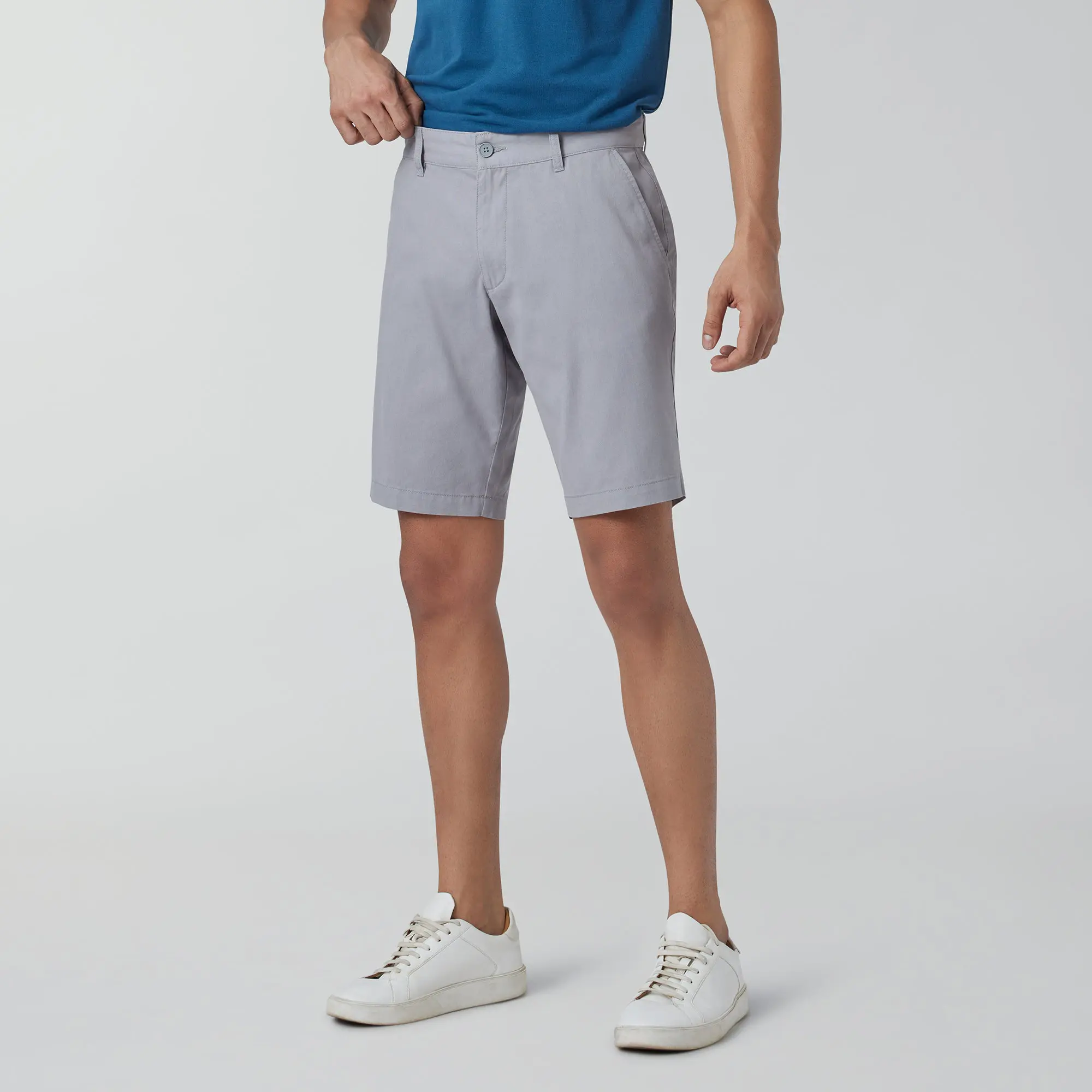 Element Cotton Chinos Shorts For Men Moon Grey - Image 3