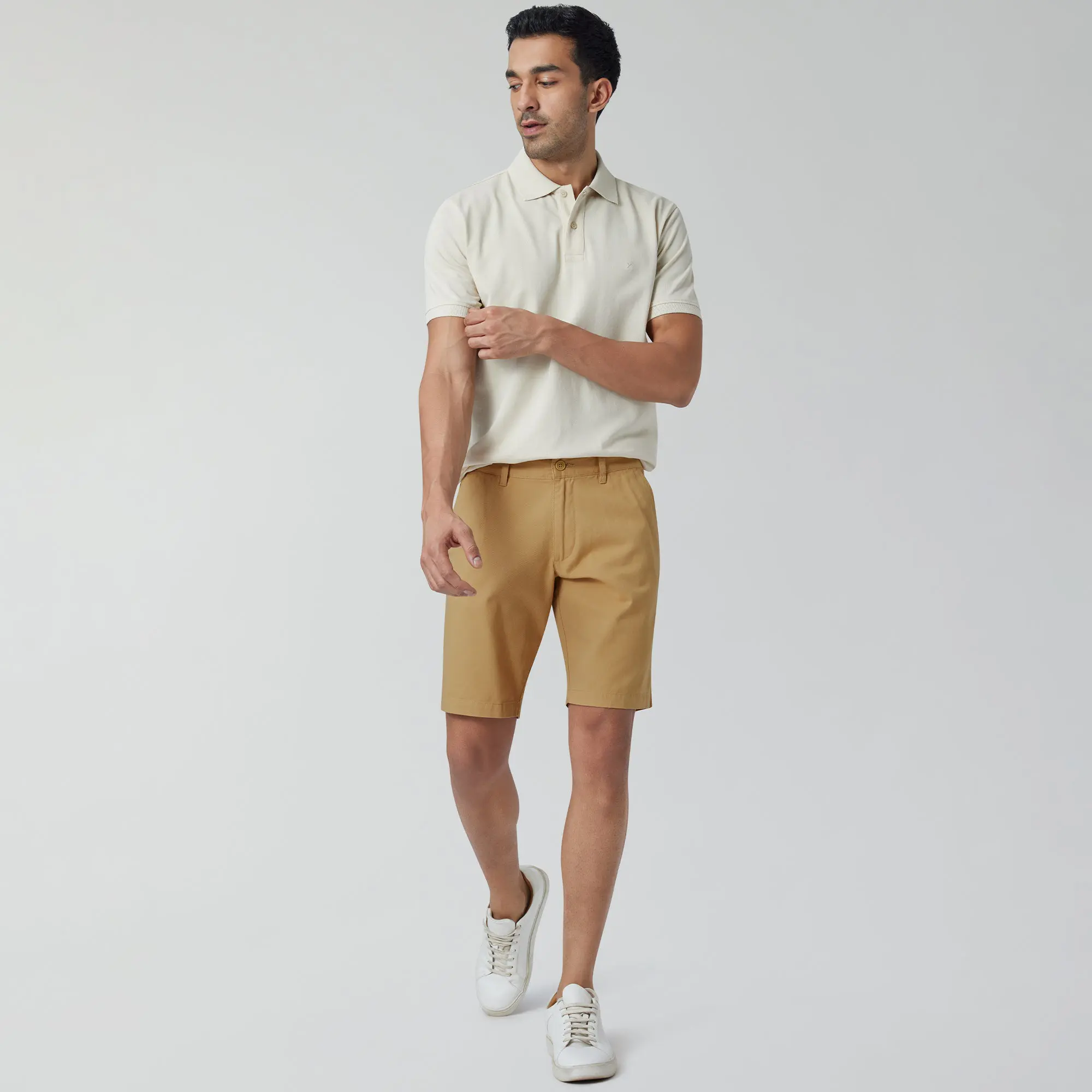 Element Cotton Chinos Shorts For Men Sand Brown - Image 4