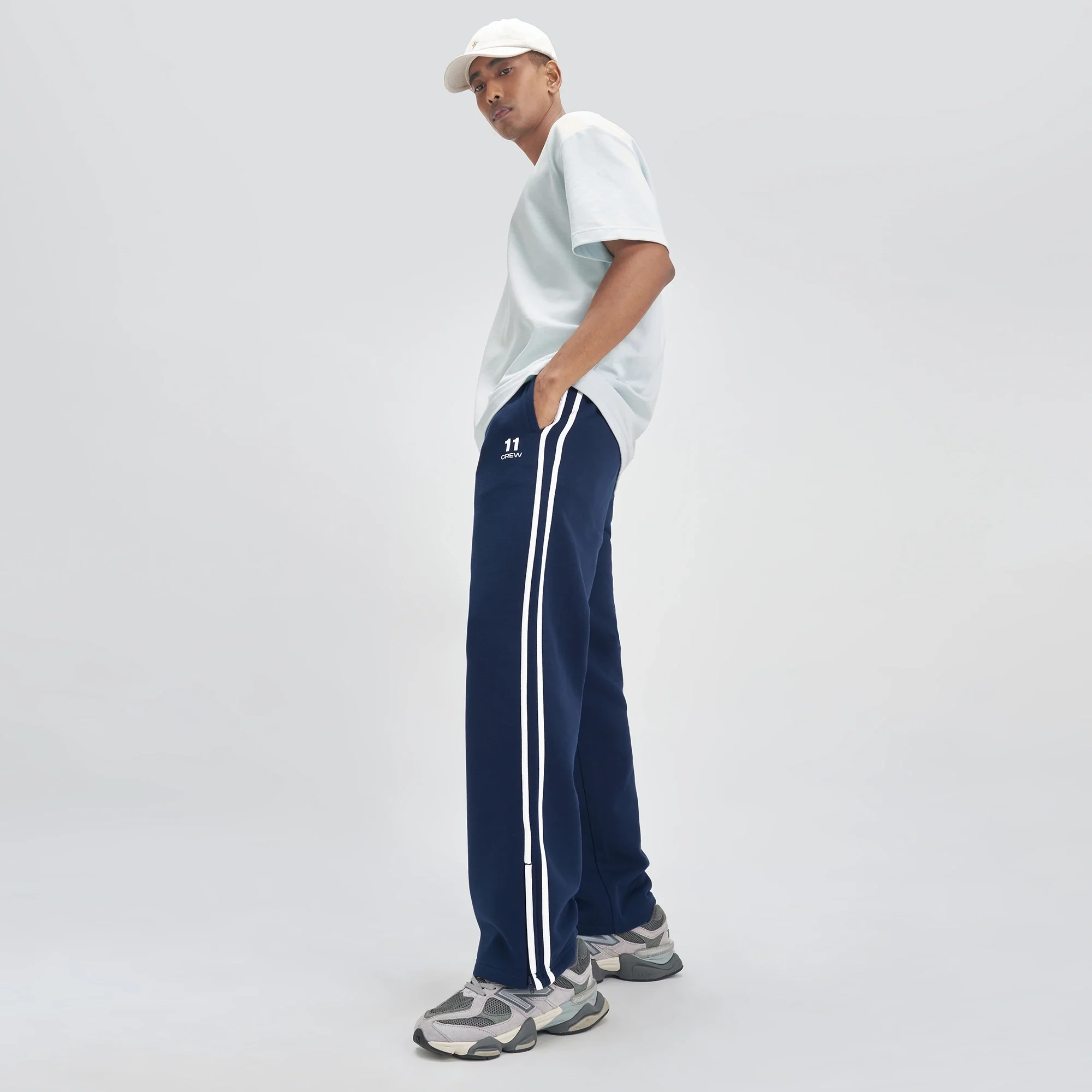Crew Everyday Relaxed Fit Trackpants - Blue Nights - Image 3