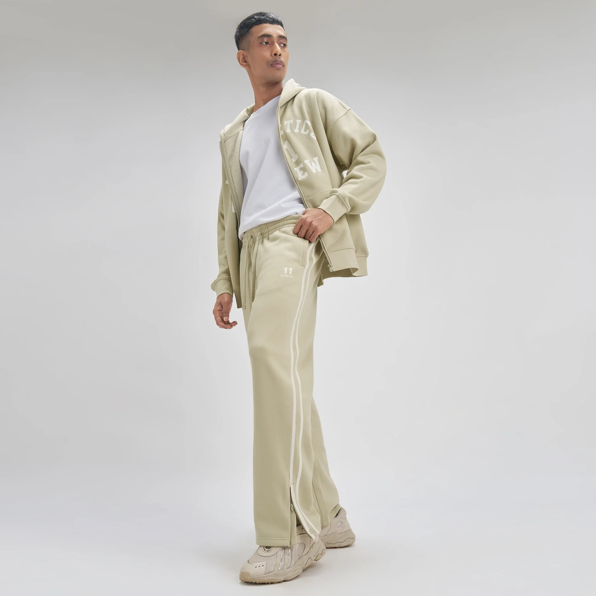Crew Everyday Relaxed Fit Trackpants - Minted Grey - Image 2