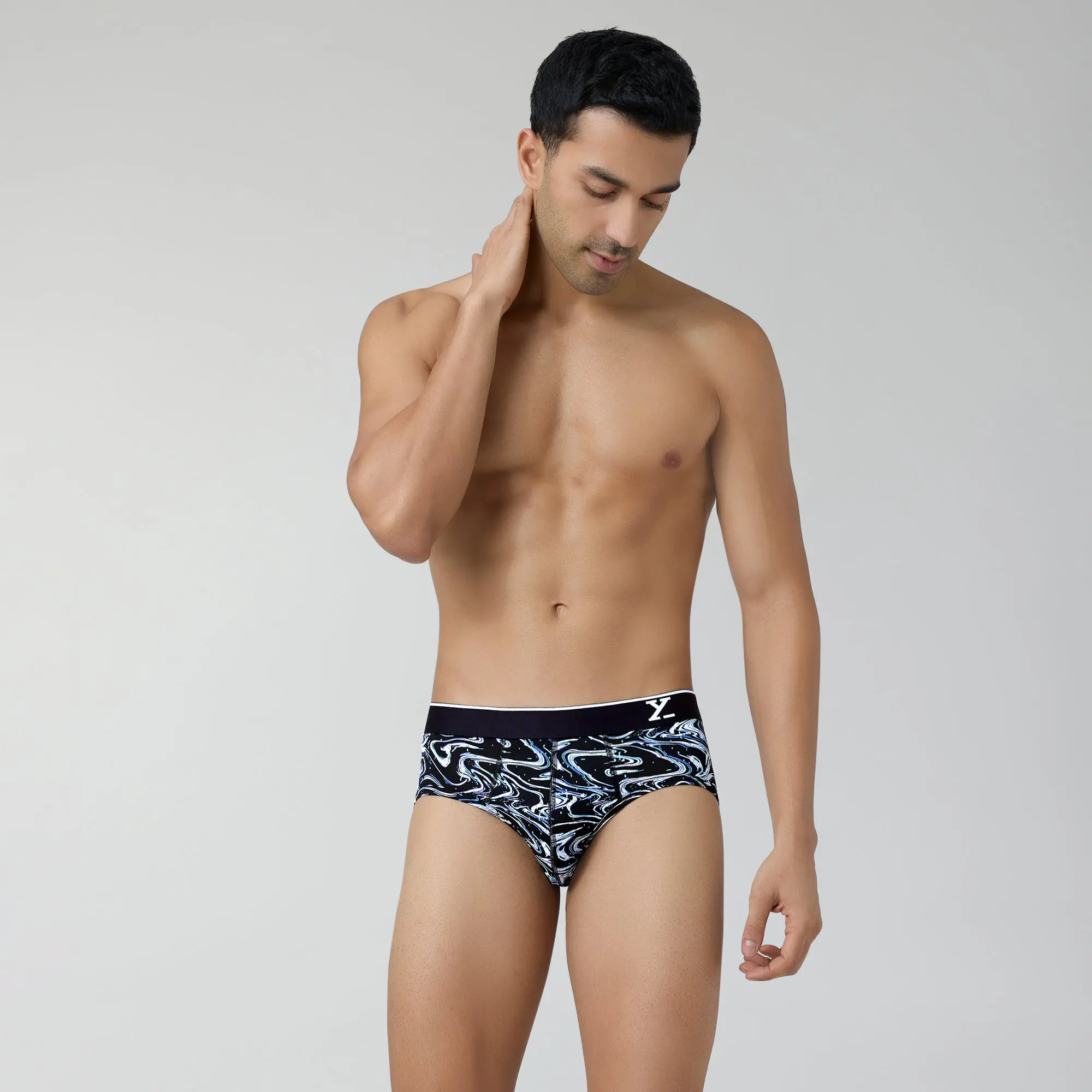 Flux Modal Briefs Black Marble - Image 2
