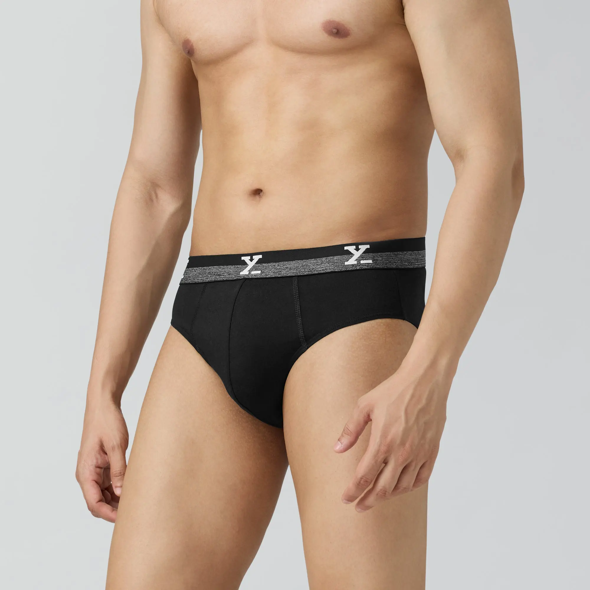 Nova Cotton Briefs Storm Grey - Image 5