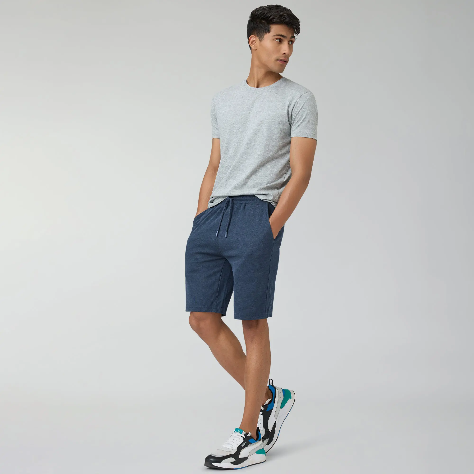 Nova Cotton Rich Shorts Midnight Blue - Image 2