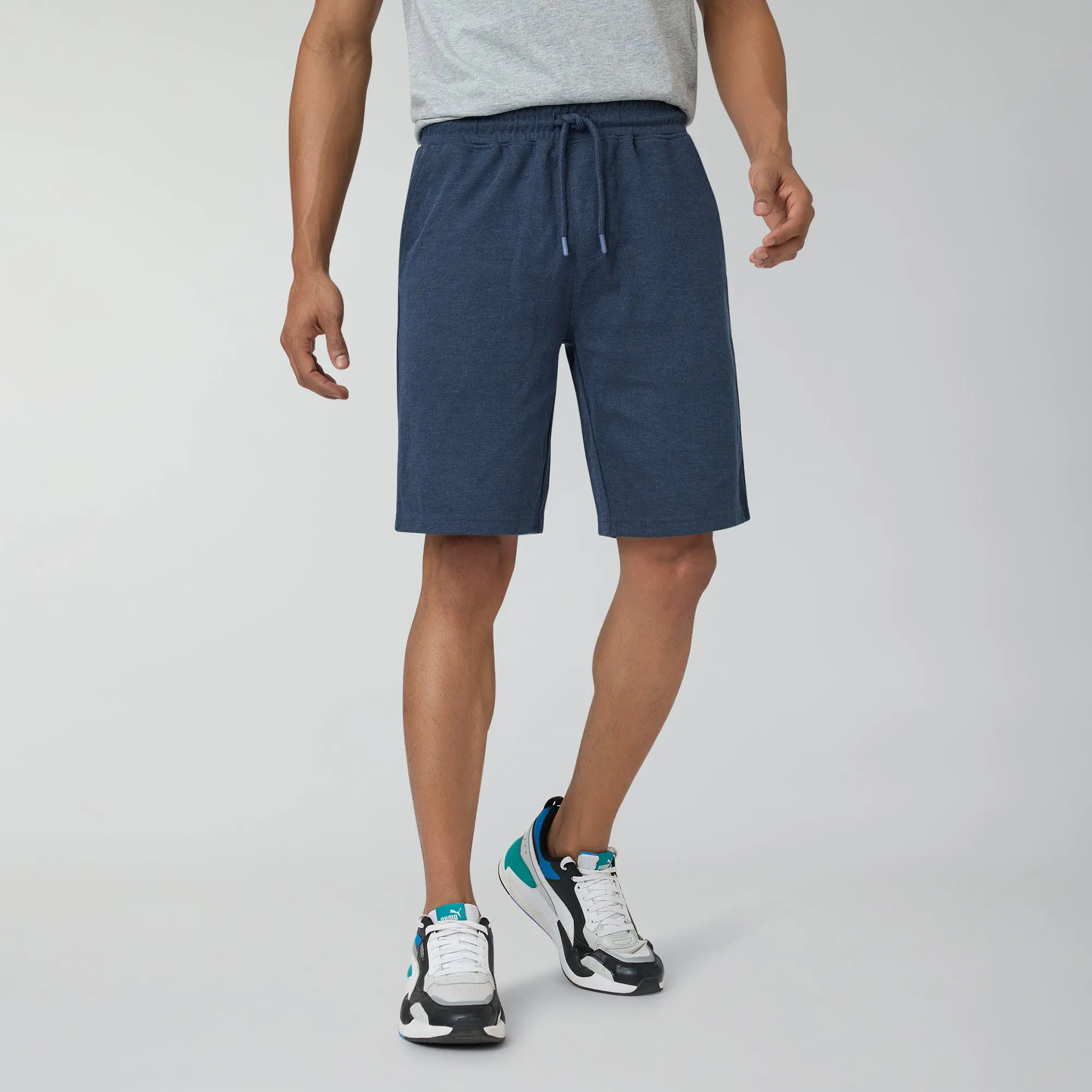 Nova Cotton Rich Shorts Midnight Blue - Image 3