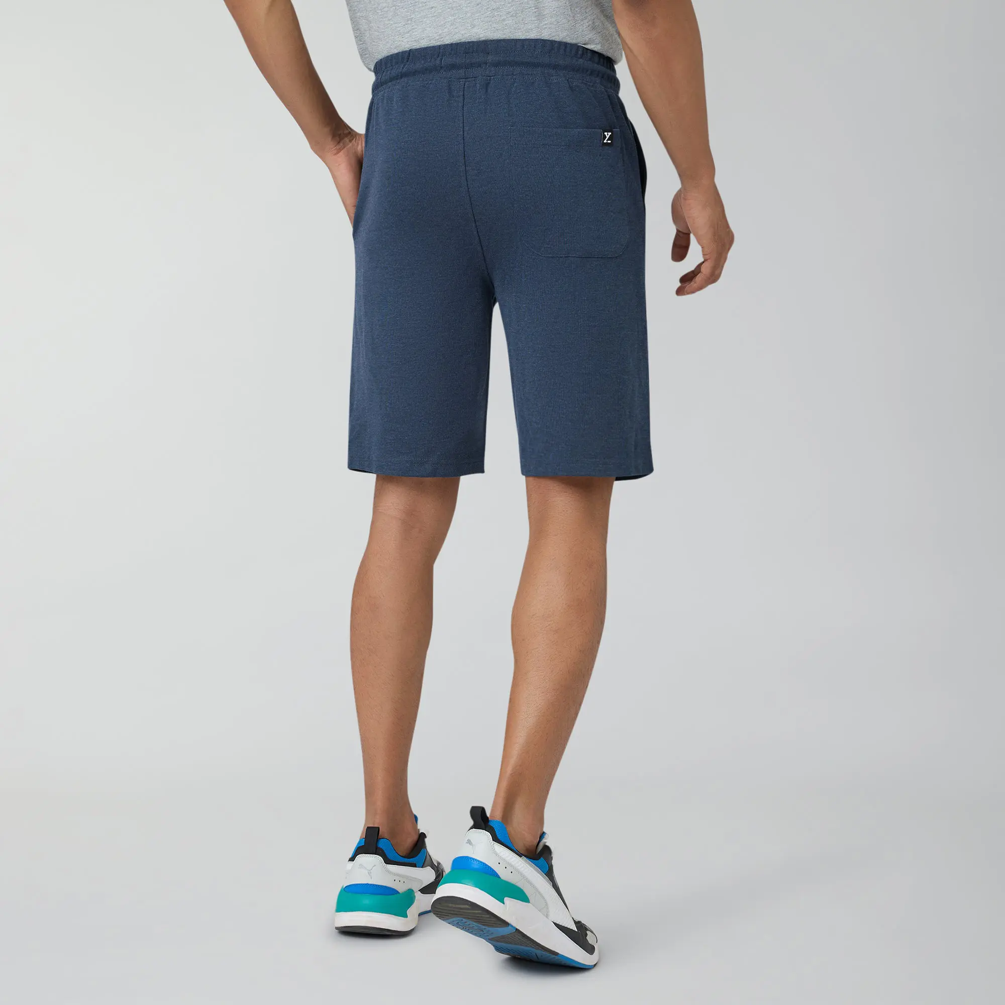 Nova Cotton Rich Shorts Midnight Blue - Image 5