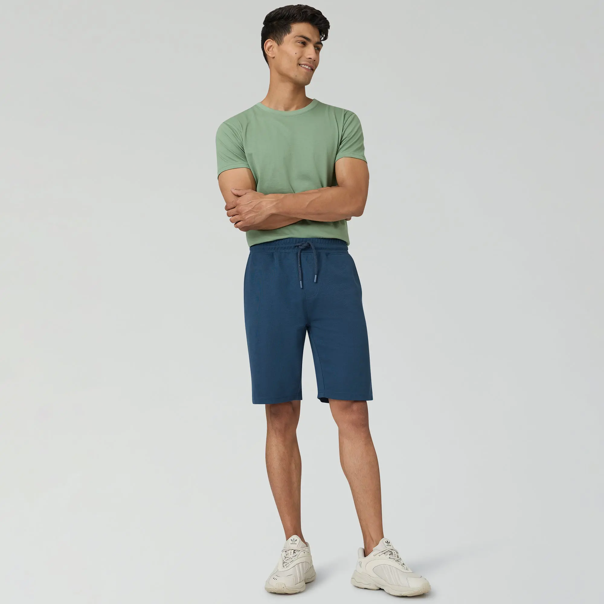 Nova Cotton Rich Shorts Oxford Blue - Image 2