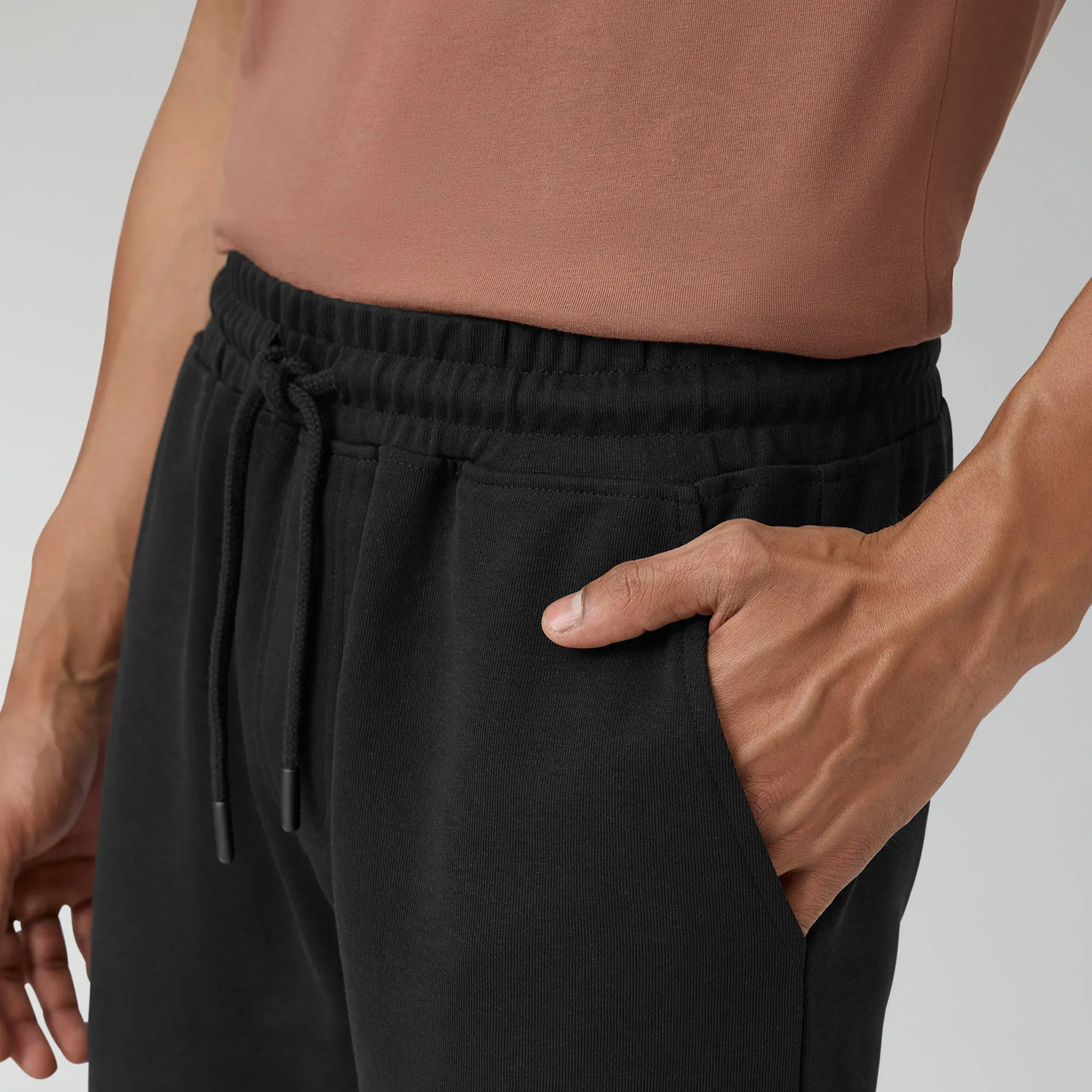 Nova Cotton Rich Shorts Pitch Black - Image 5