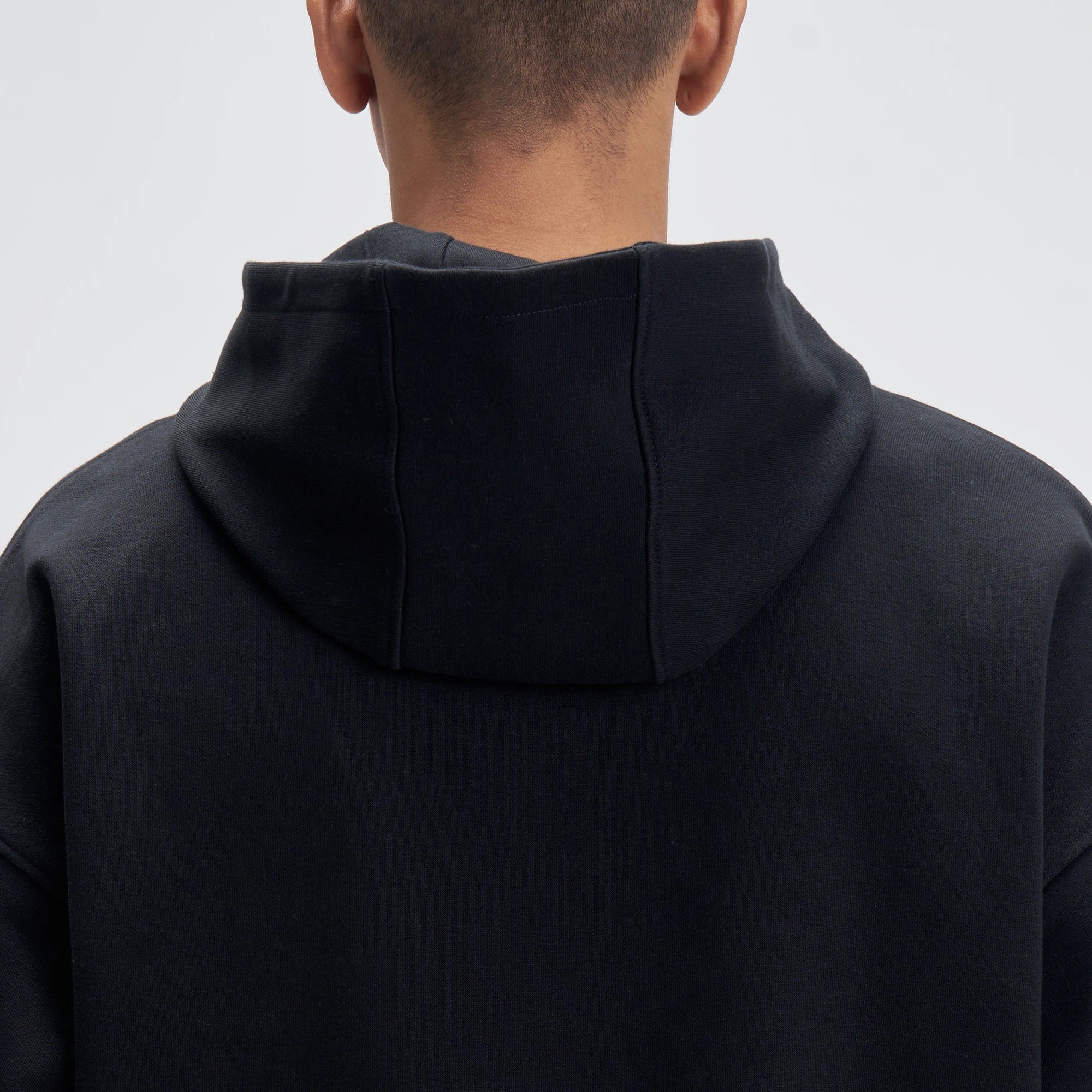 Crew Oversized Hoodie  - Ink Black - Image 5