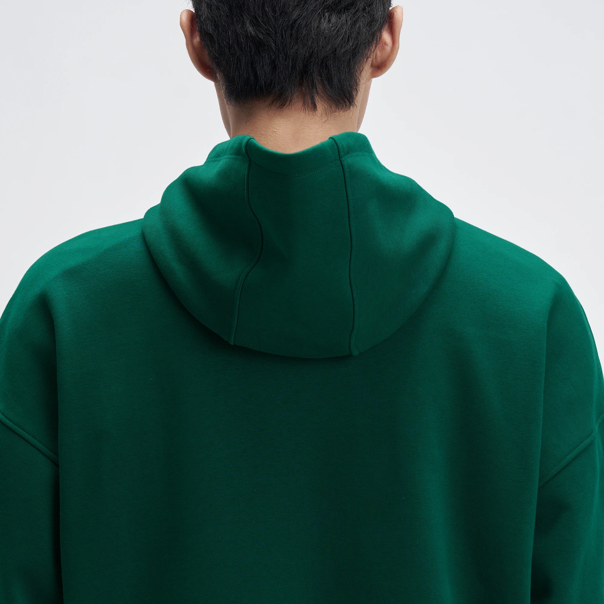 Crew Oversized Hoodie  - Ivy Green - Image 5