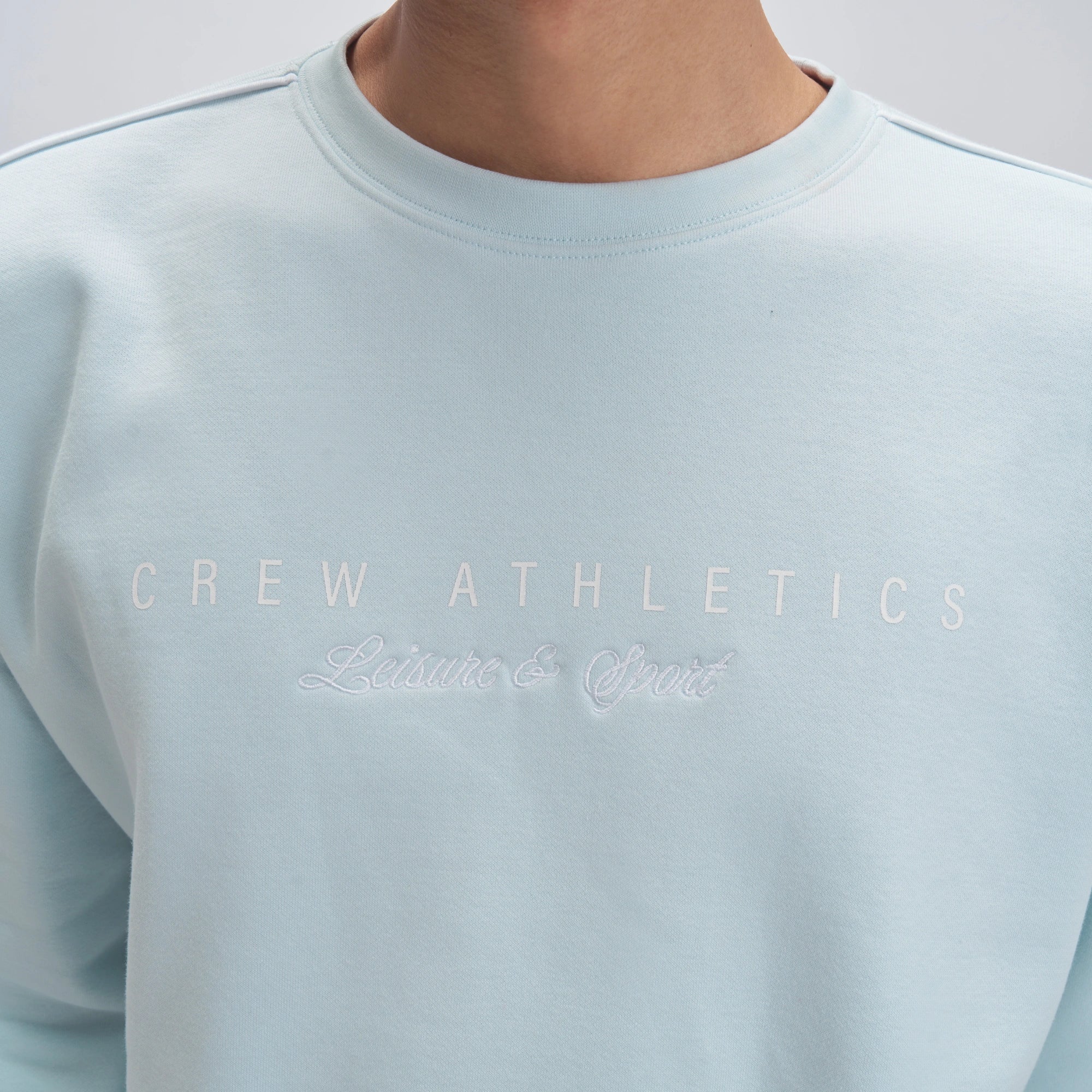 Crew Oversized Round Neck Sweatshirt - Quad Blue - Image 5