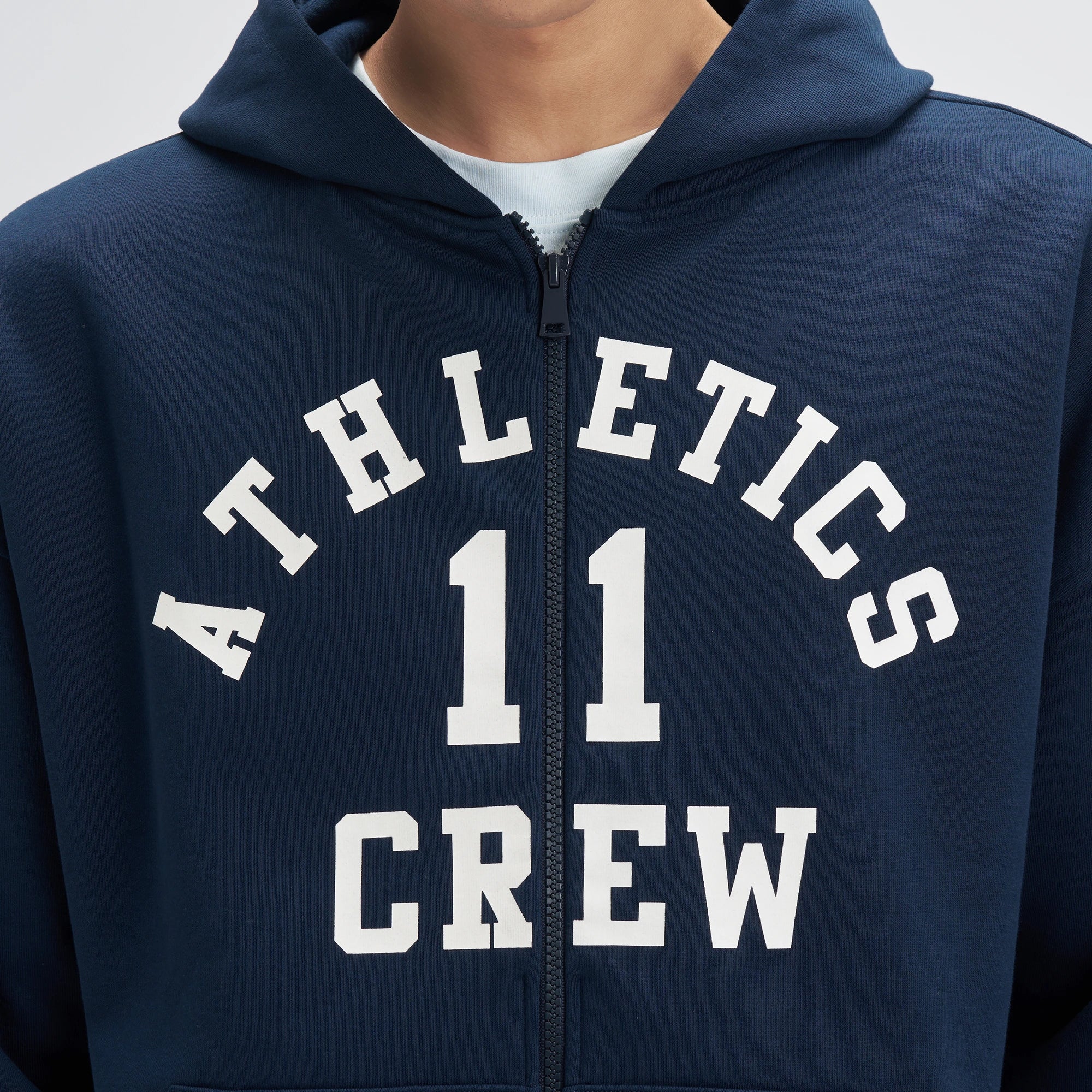 Oversized Zipper Hoodie and Trackpants Co-ord Set Blue Nights - Image 4
