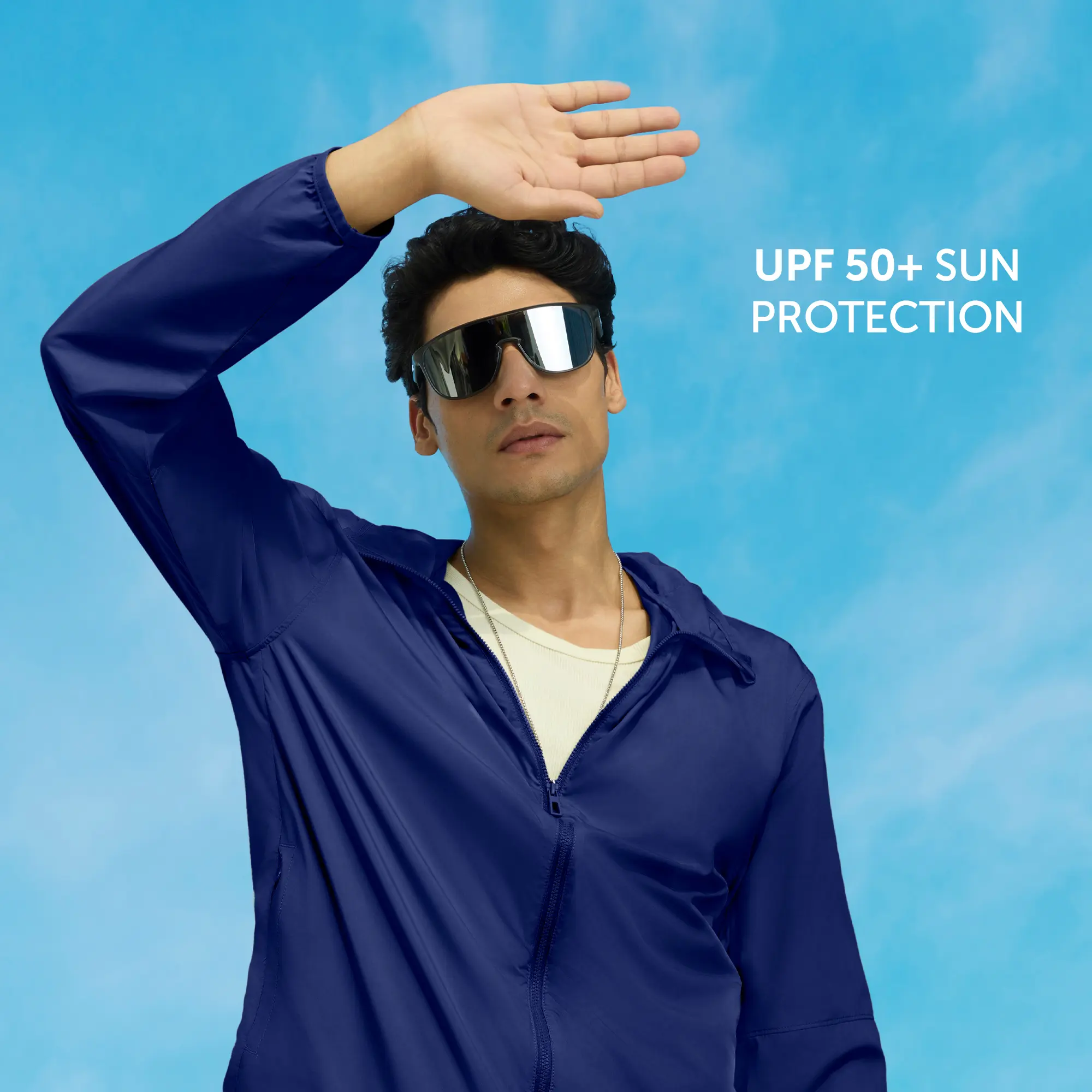 Ozone Polyester Parka Jacket - Estate Blue - Image 2
