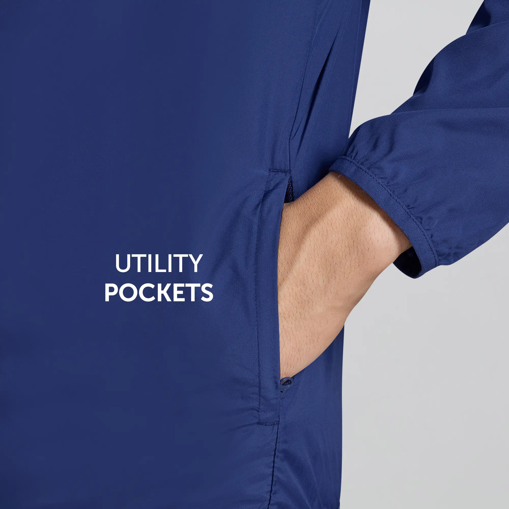 Ozone Polyester Parka Jacket - Estate Blue - Image 6