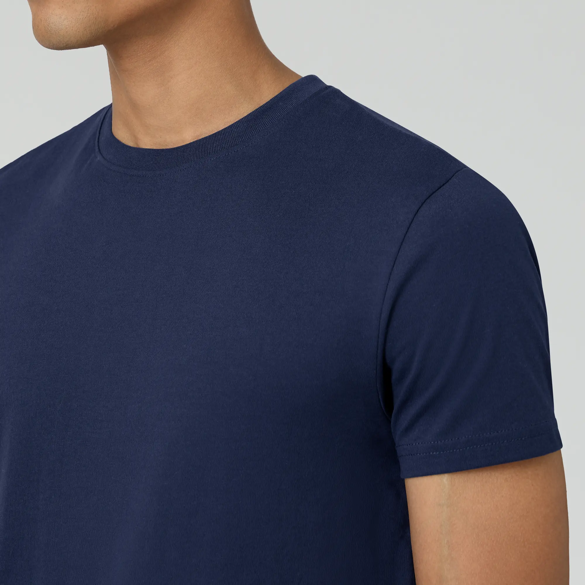 Pace Combed Cotton T-shirts Midnight Blue - Image 5