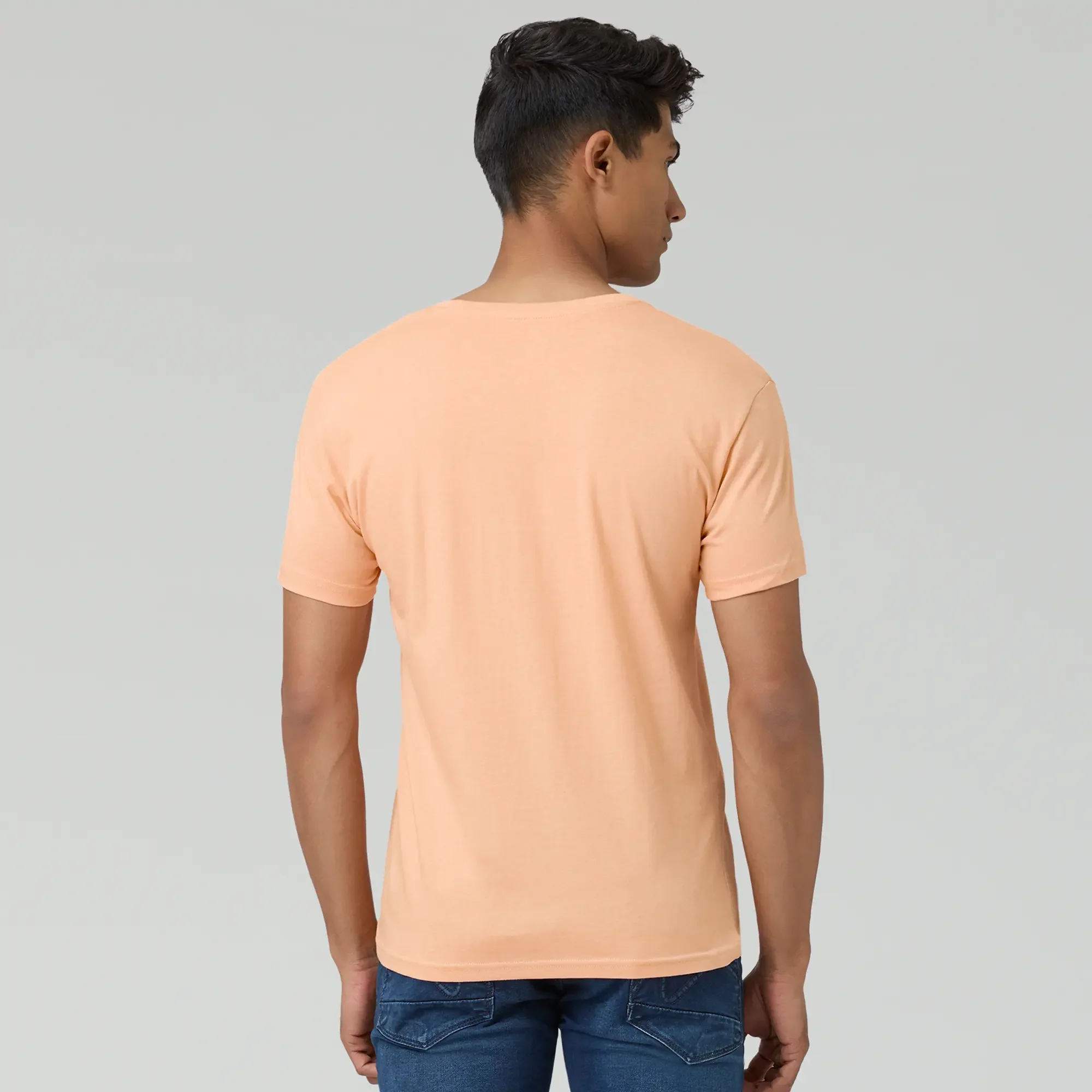 Pace Combed Cotton T-shirts Peach Blush - Image 6