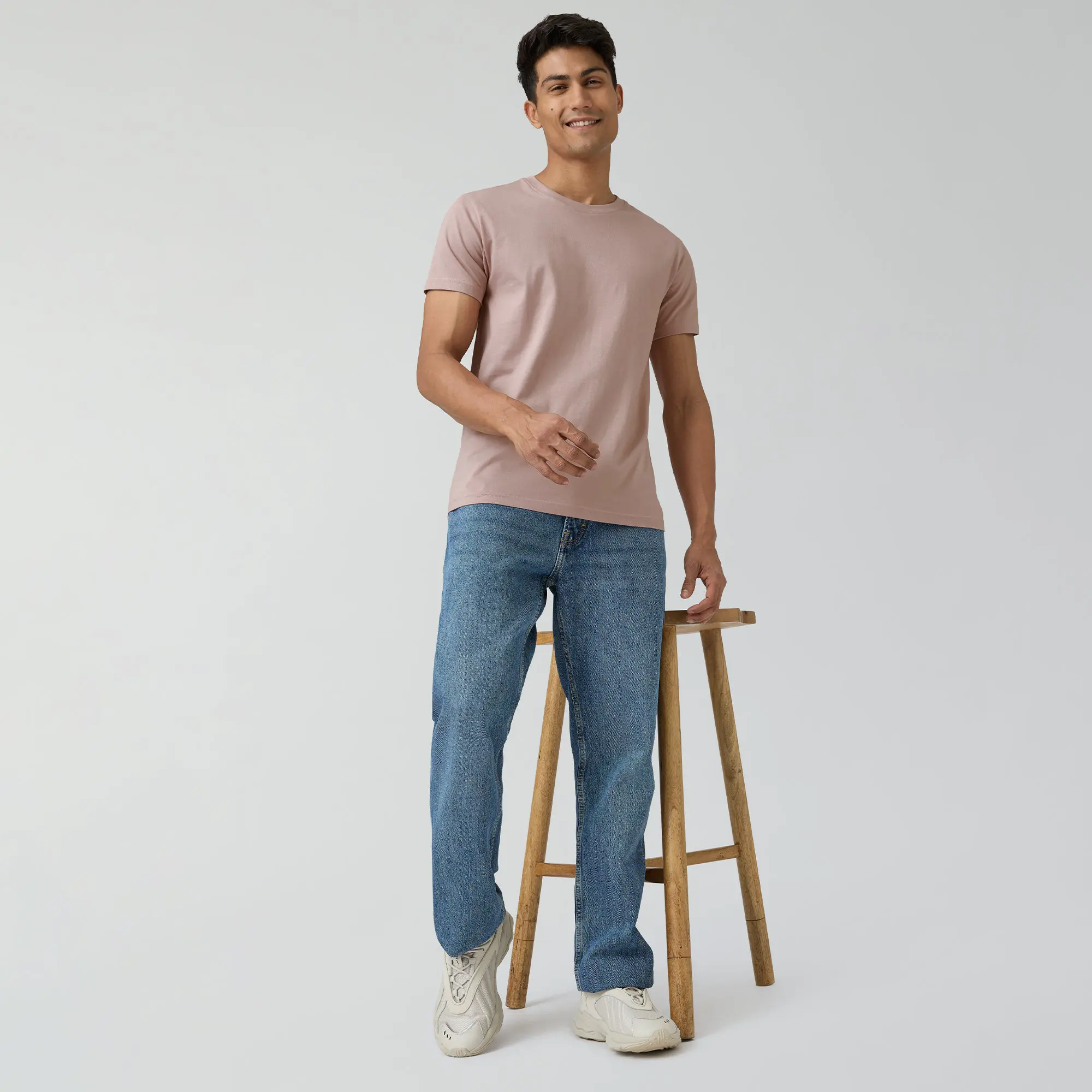 Pace Combed Cotton T-shirts Tea White - Image 2