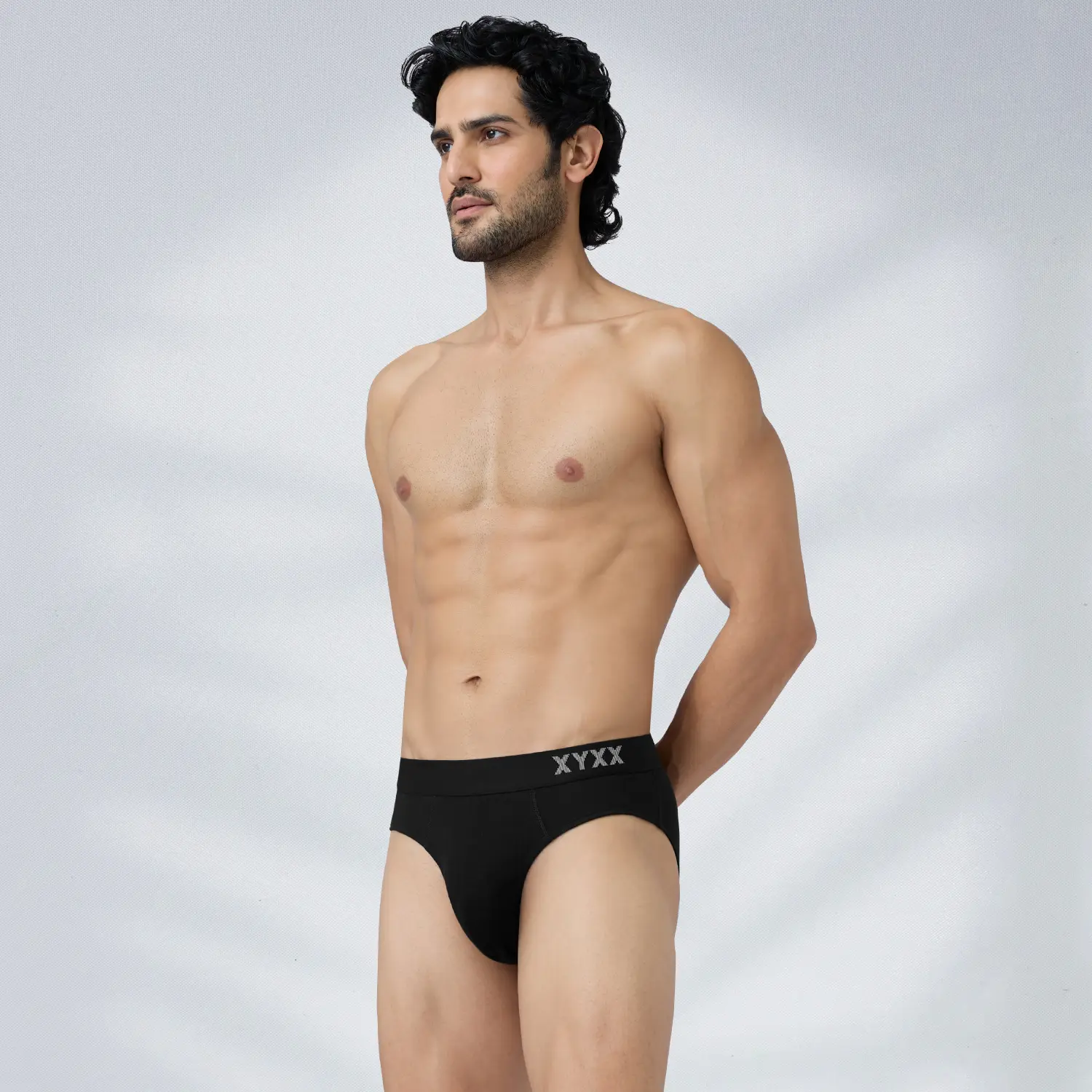 Pace Cotton Rib Briefs Black Knight - Image 5