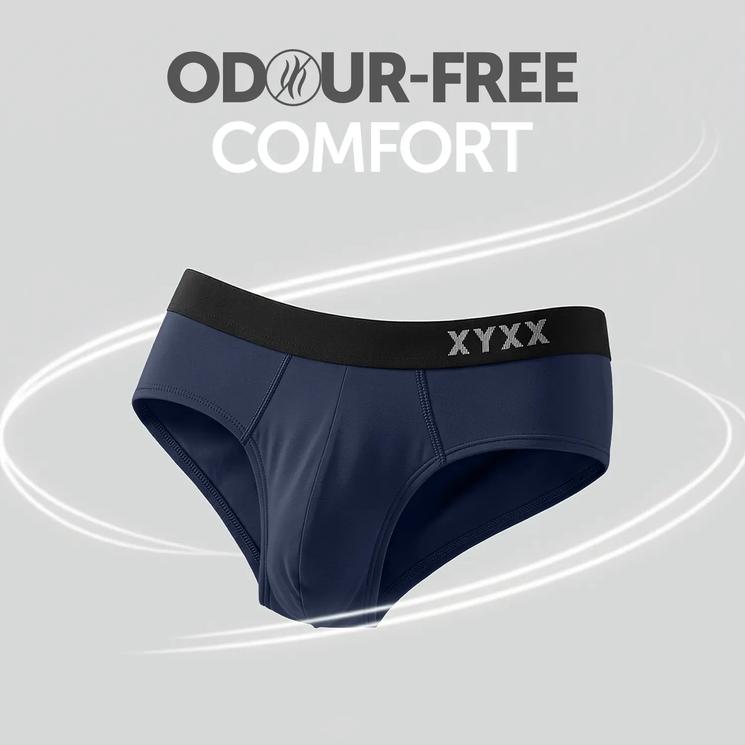 Pace Cotton Rib Briefs Estate Blue - Image 2