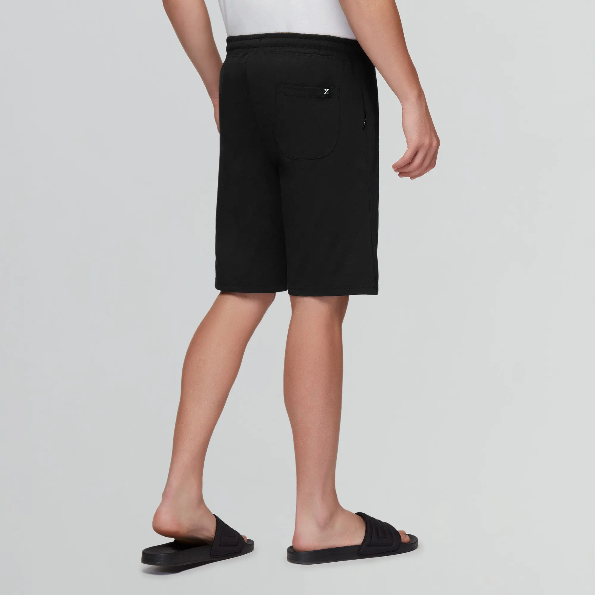 Pace Cotton Rich Shorts Pitch Black - Image 5