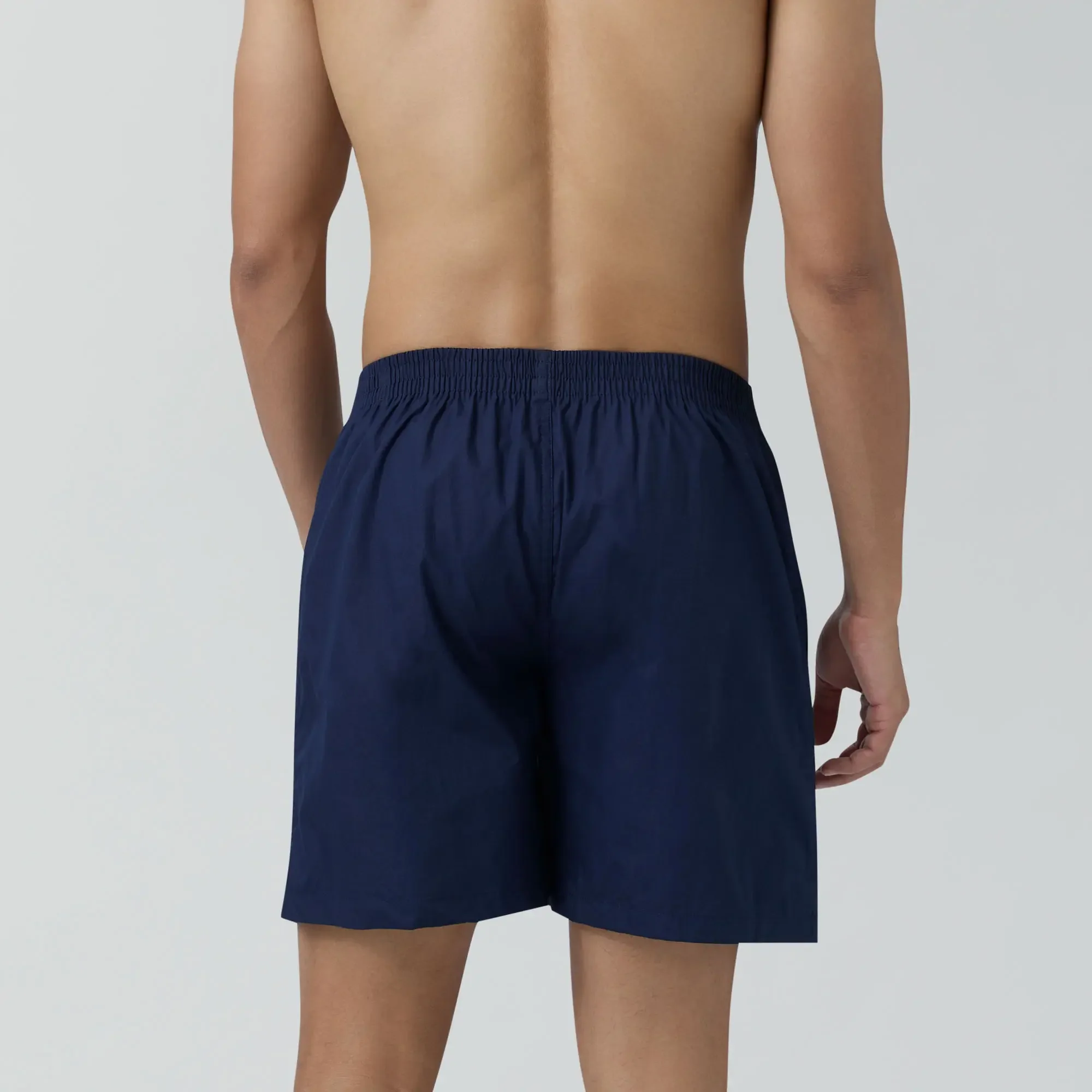 Pace Cotton Boxer Shorts Midnight Blue - Image 5