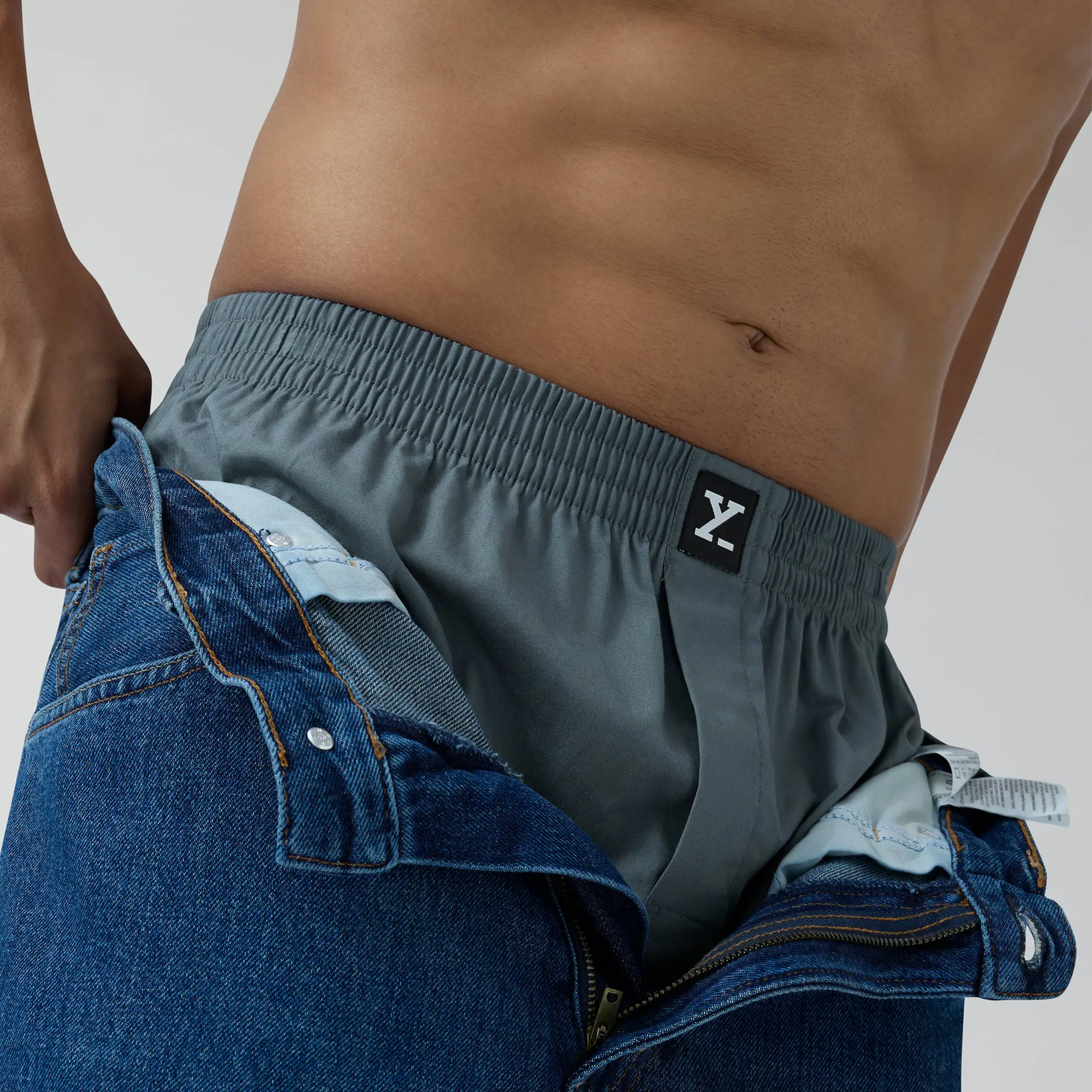 Pace Cotton Boxer Storm Grey - Image 4