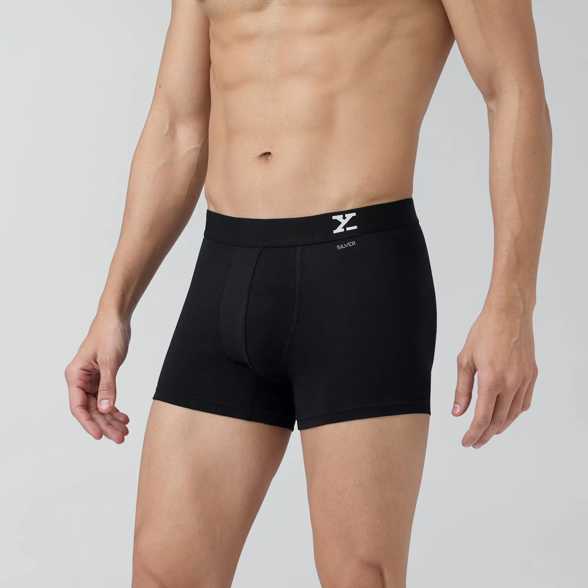 Aero Traq Cotton Trunks Blue Black Lovestruck(Pack of 6) - Image 4