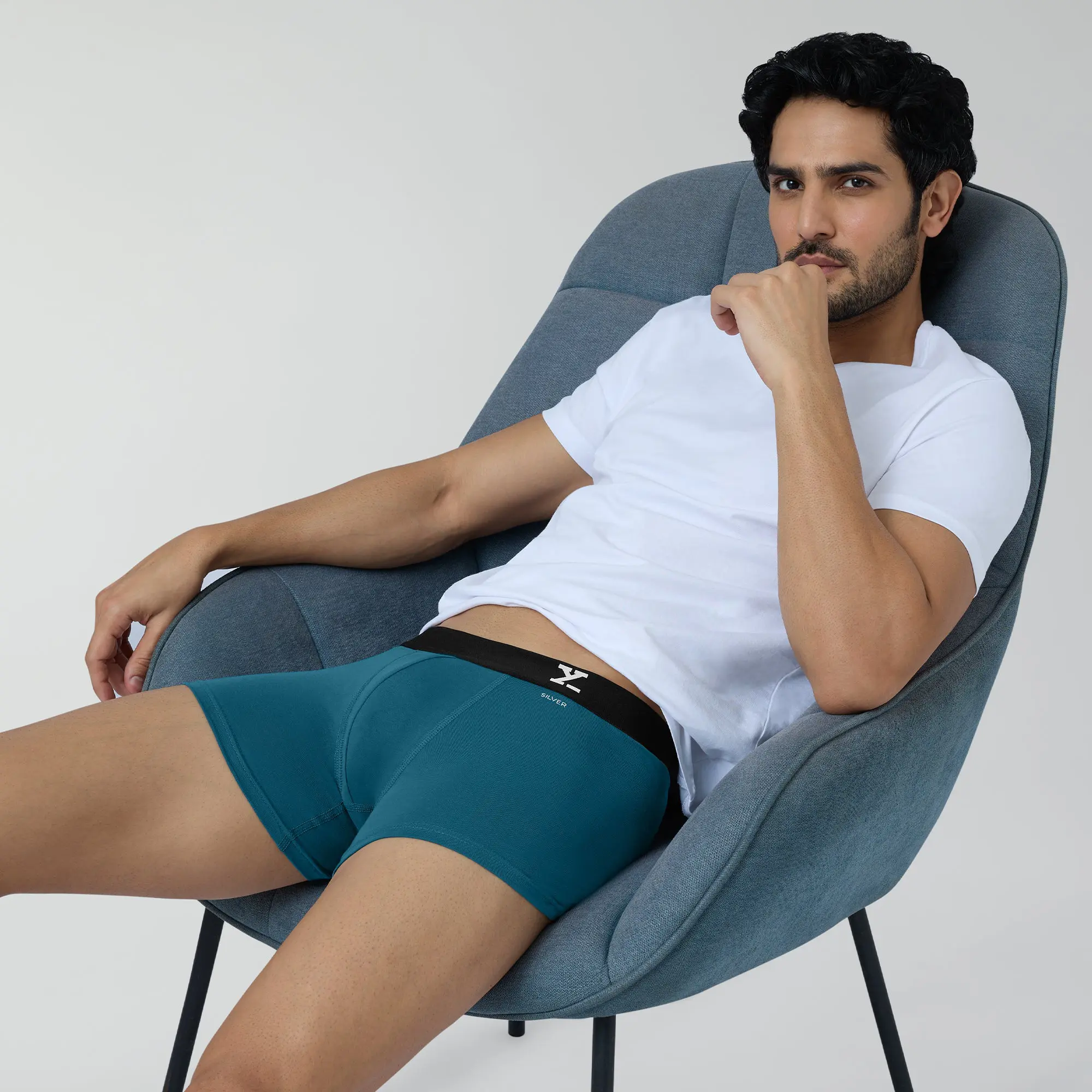 Aero Traq Cotton Trunks Blue Black Green Red(Pack of 6) - Image 6