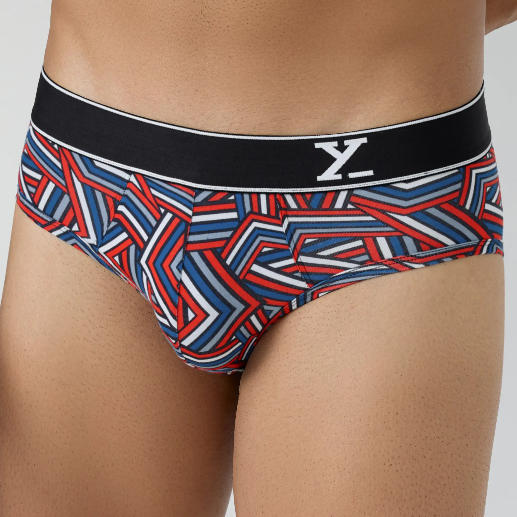 Parallax Cotton Briefs Red Stripes - Image 4