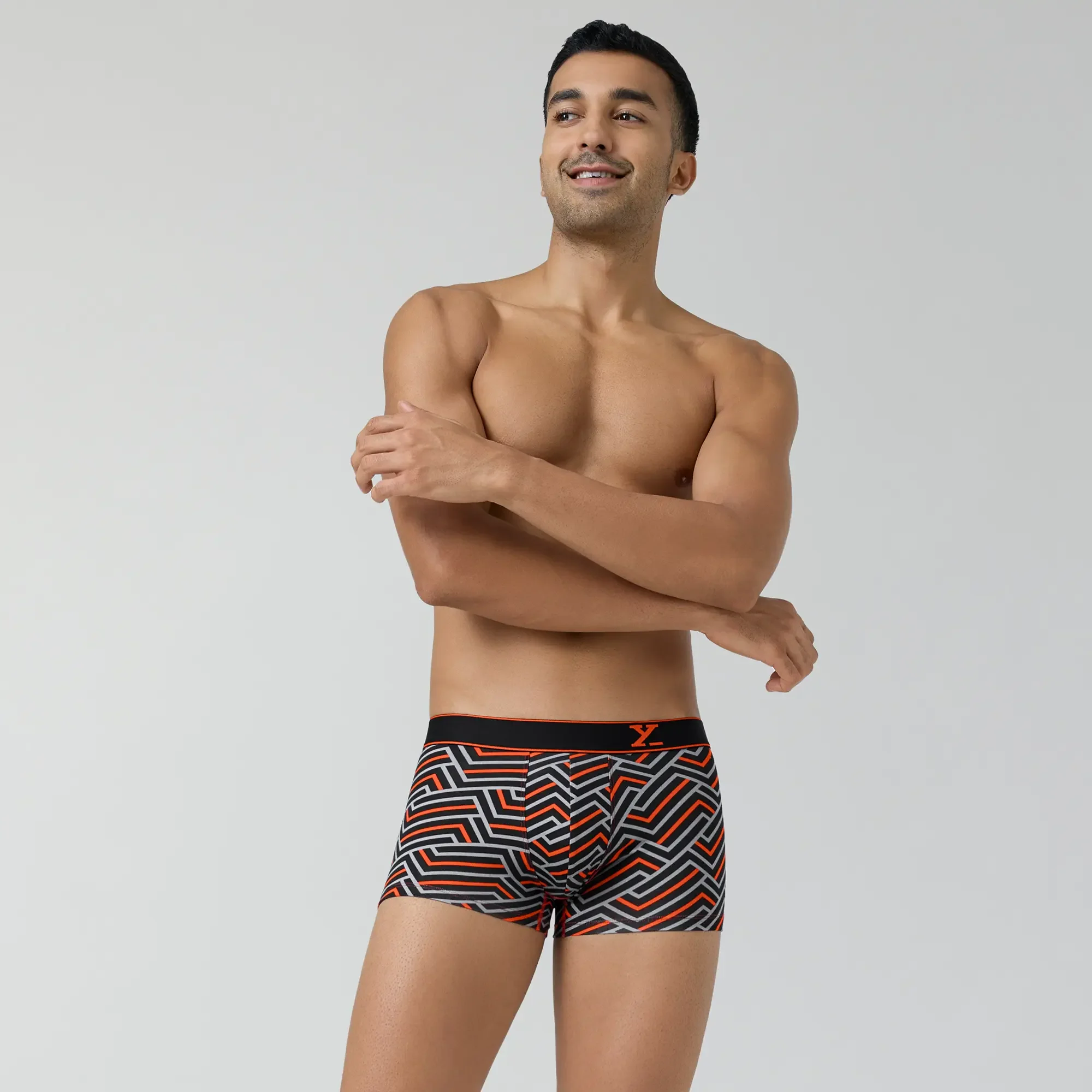 Parallax Cotton Trunks Black Stripes - Image 5