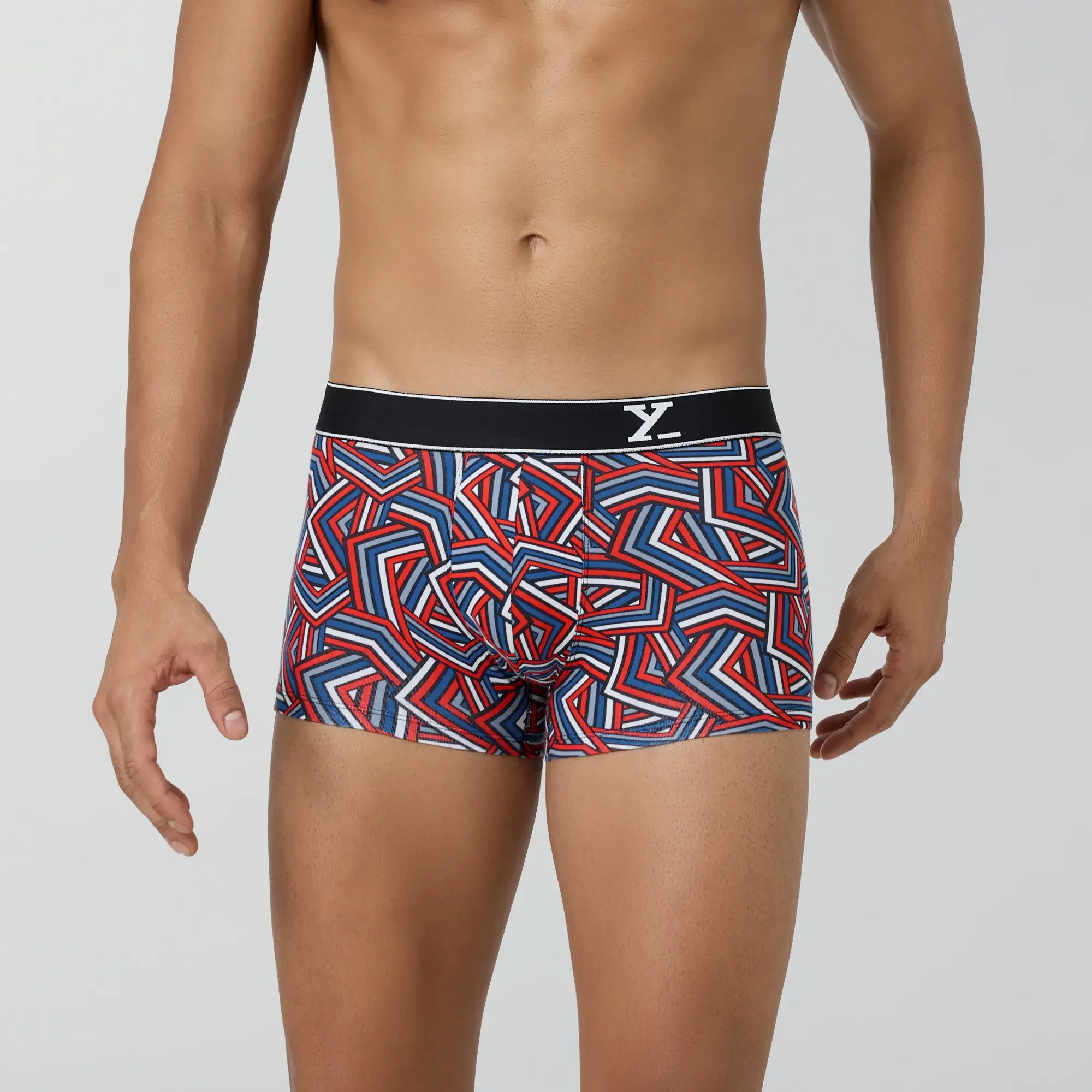 Parallax Cotton Trunks Red Stripes - Image 2