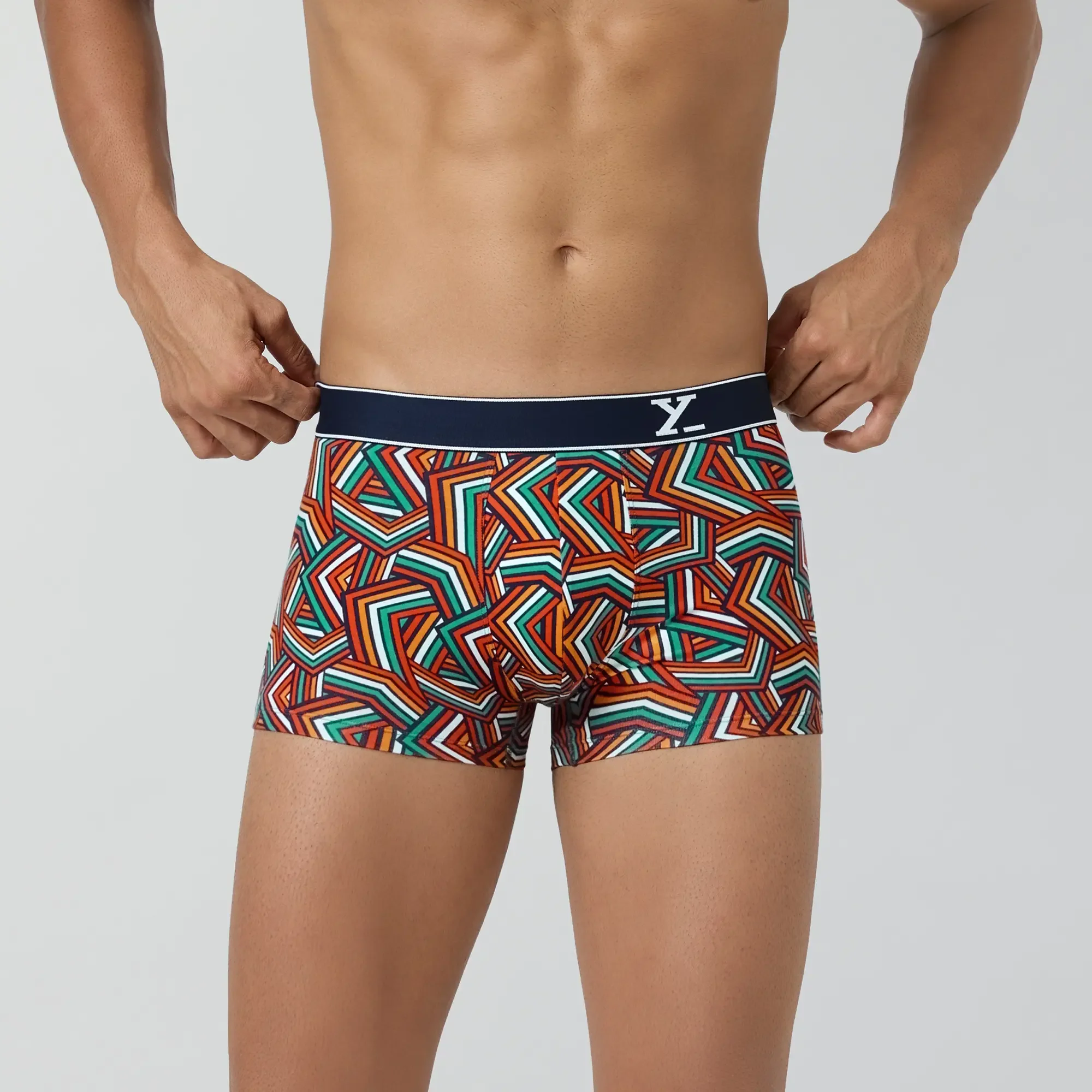 Parallax Cotton Trunks Yellow Stripes - Image 2