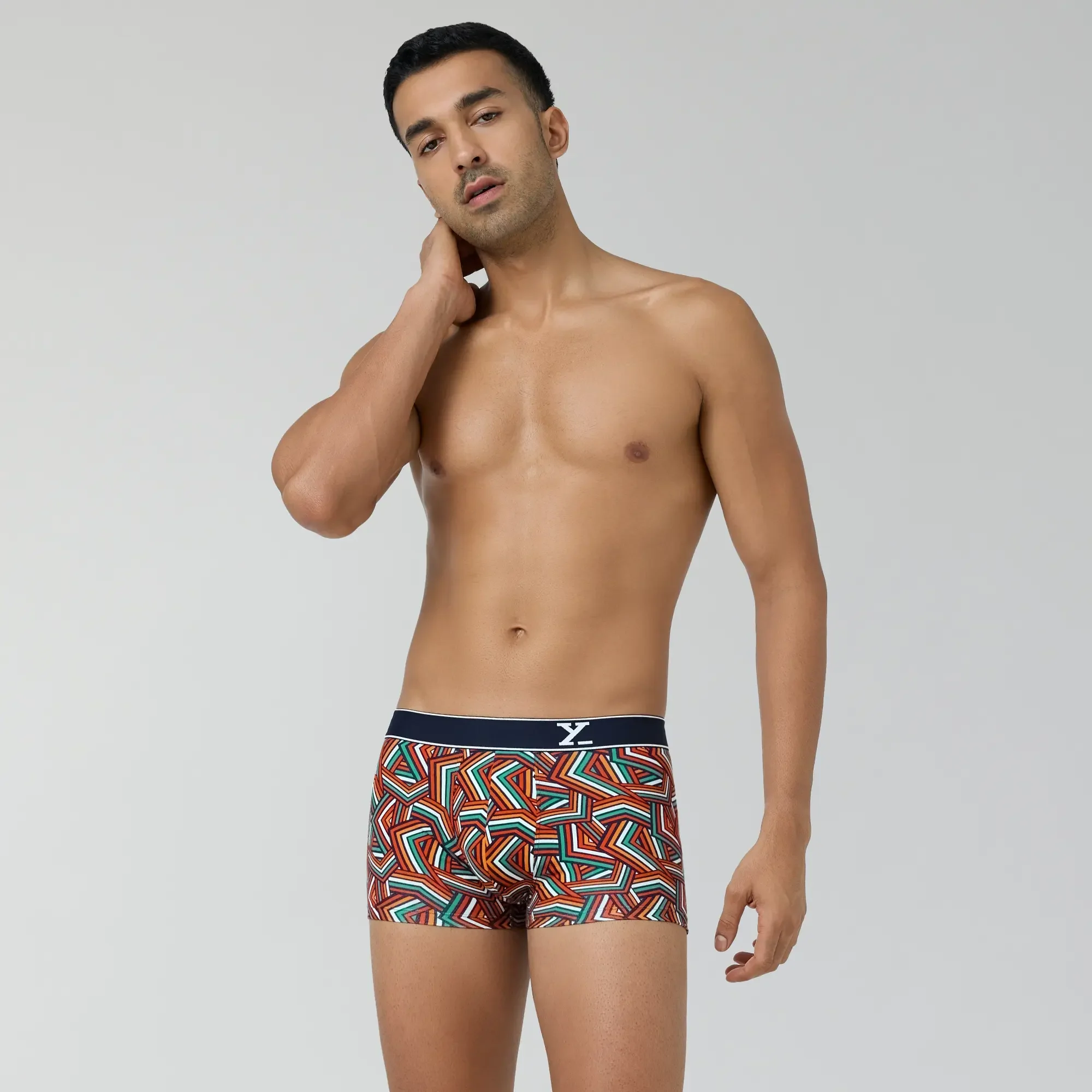 Parallax Cotton Trunks Yellow Stripes - Image 5
