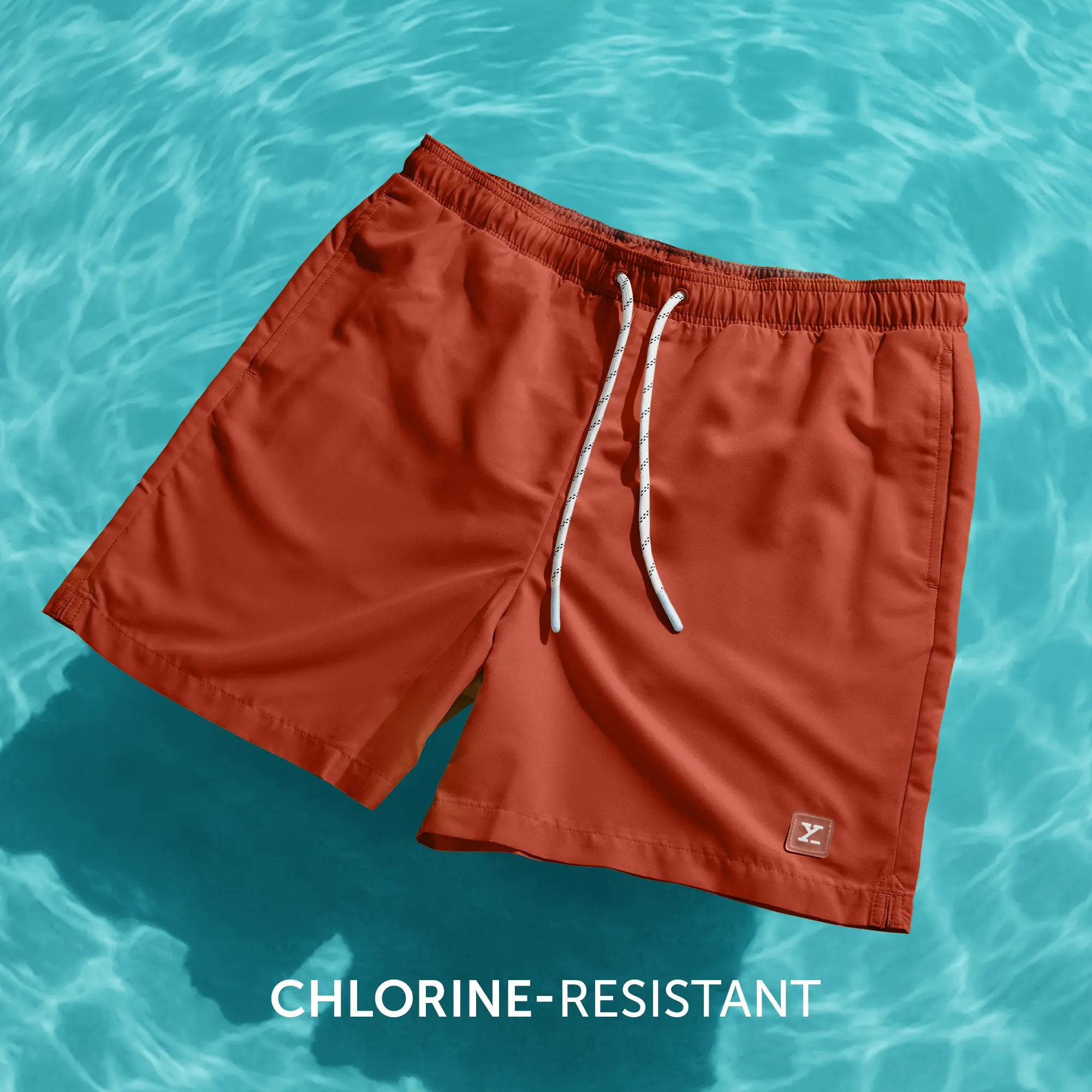 Aqua Swim Shorts Candy Red - Image 3