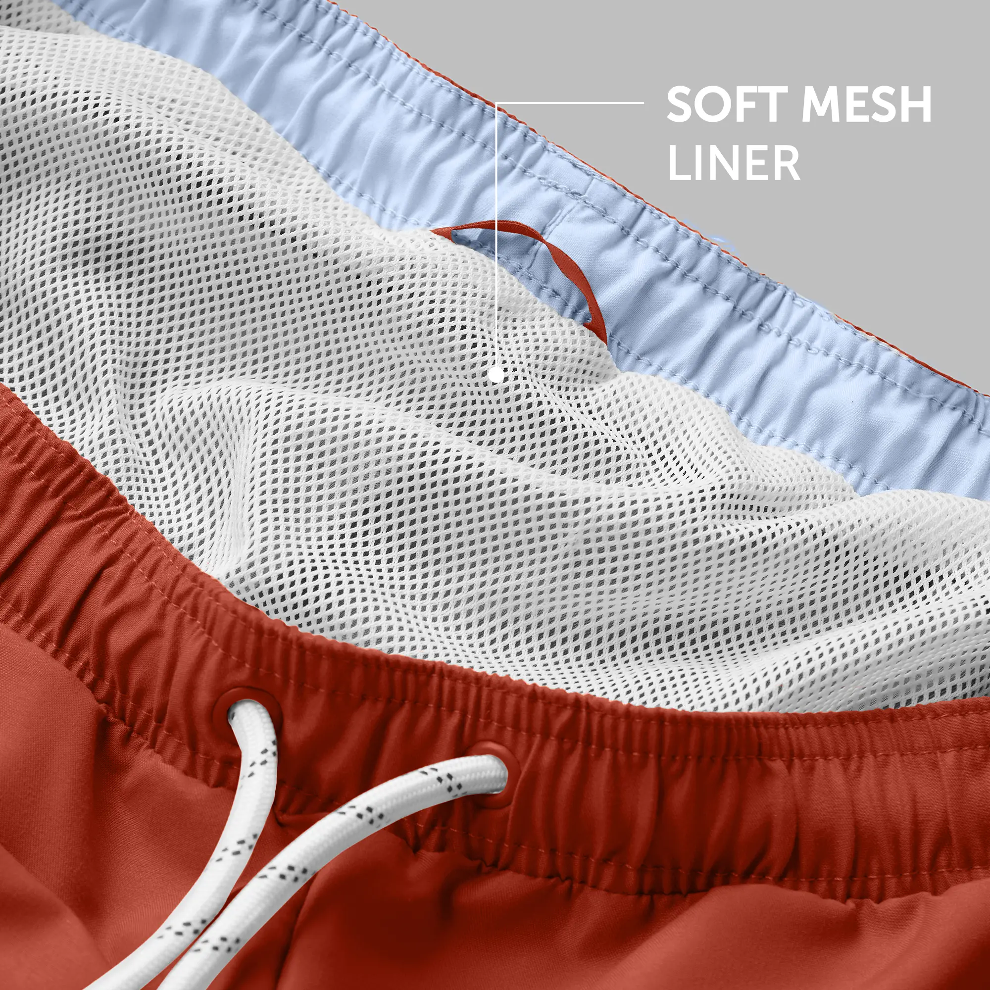 Aqua Swim Shorts Candy Red - Image 5