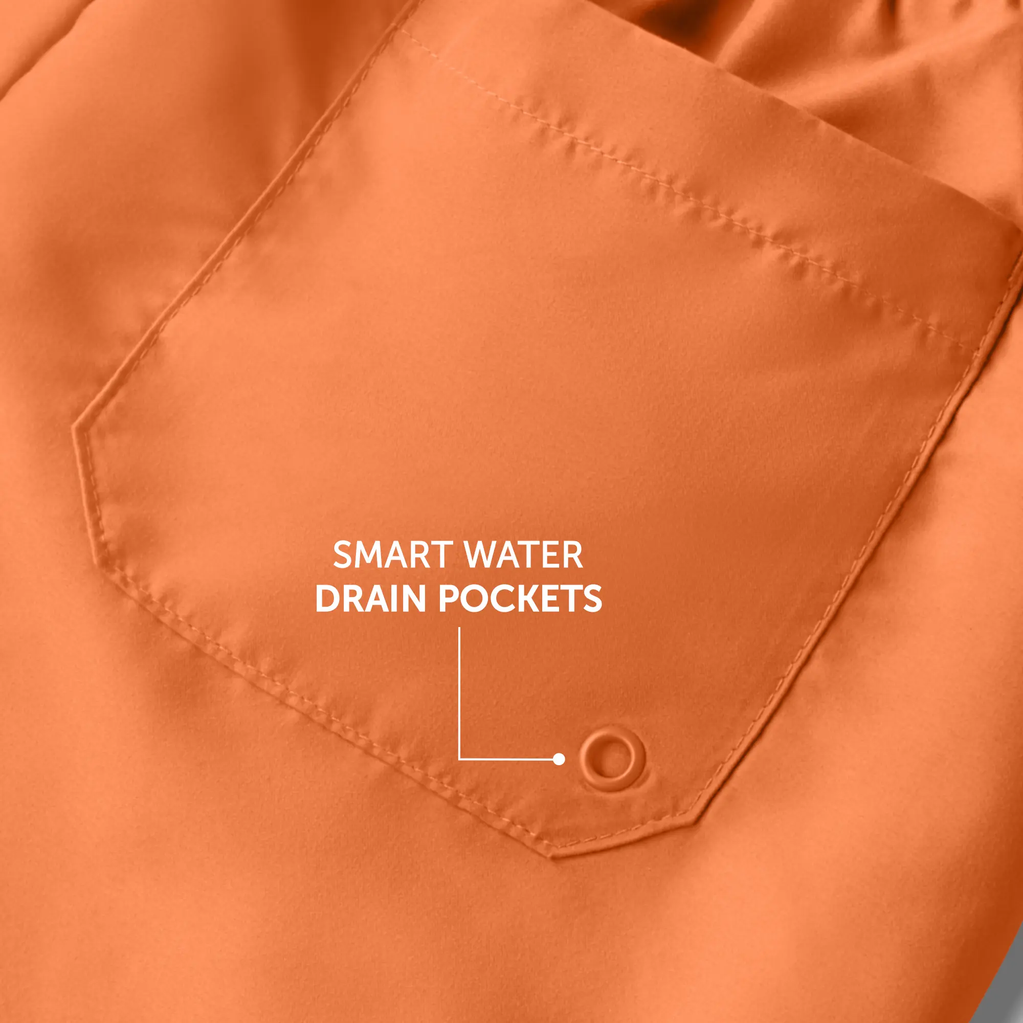 Aqua Swim Shorts Honey Orange - Image 4