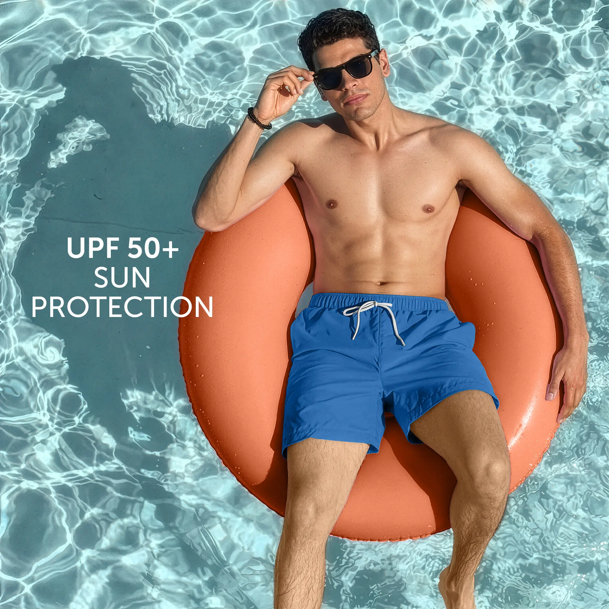 Aqua Swim Shorts Olympic Blue - Image 2