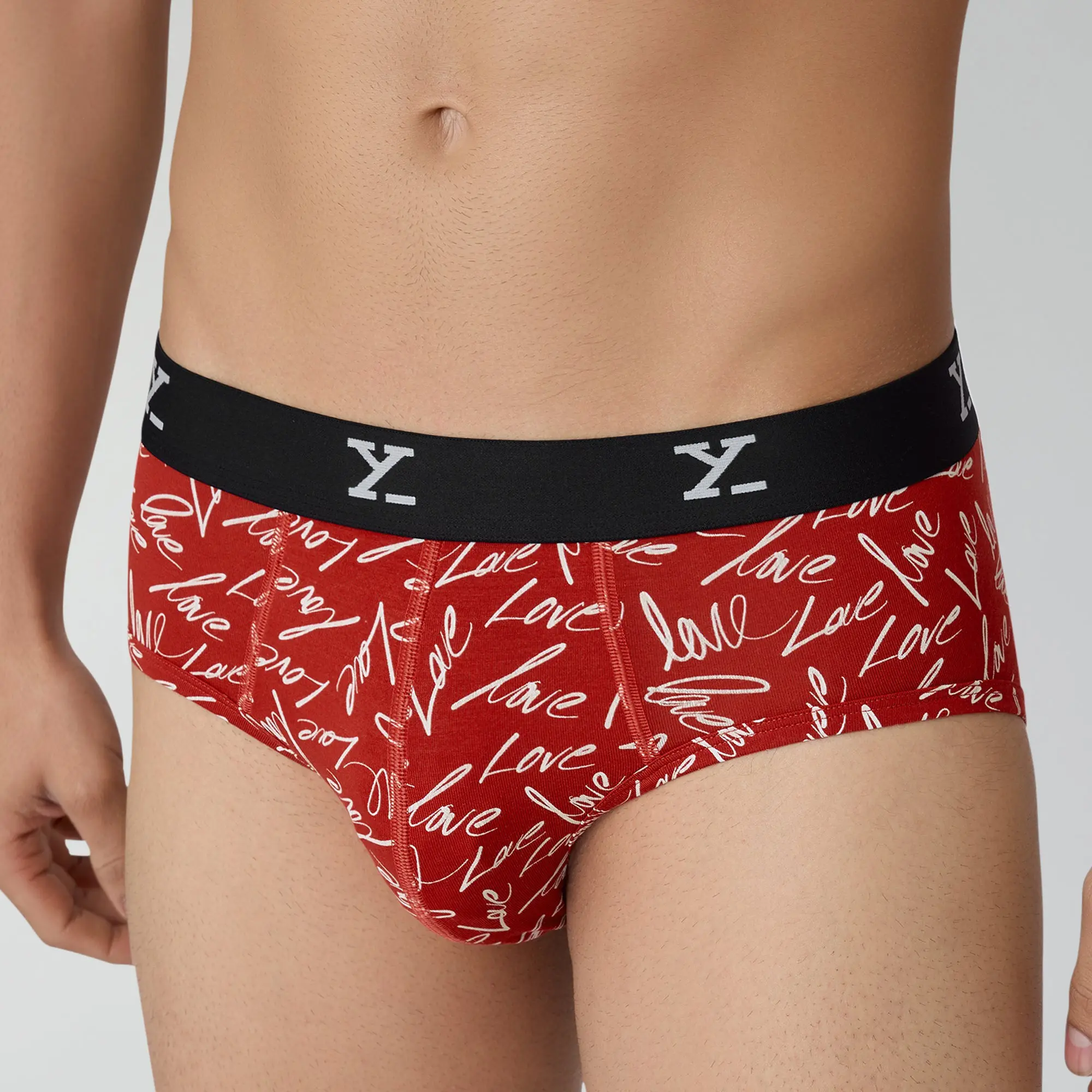 Prints For You Briefs Lovestruck Red - Image 6