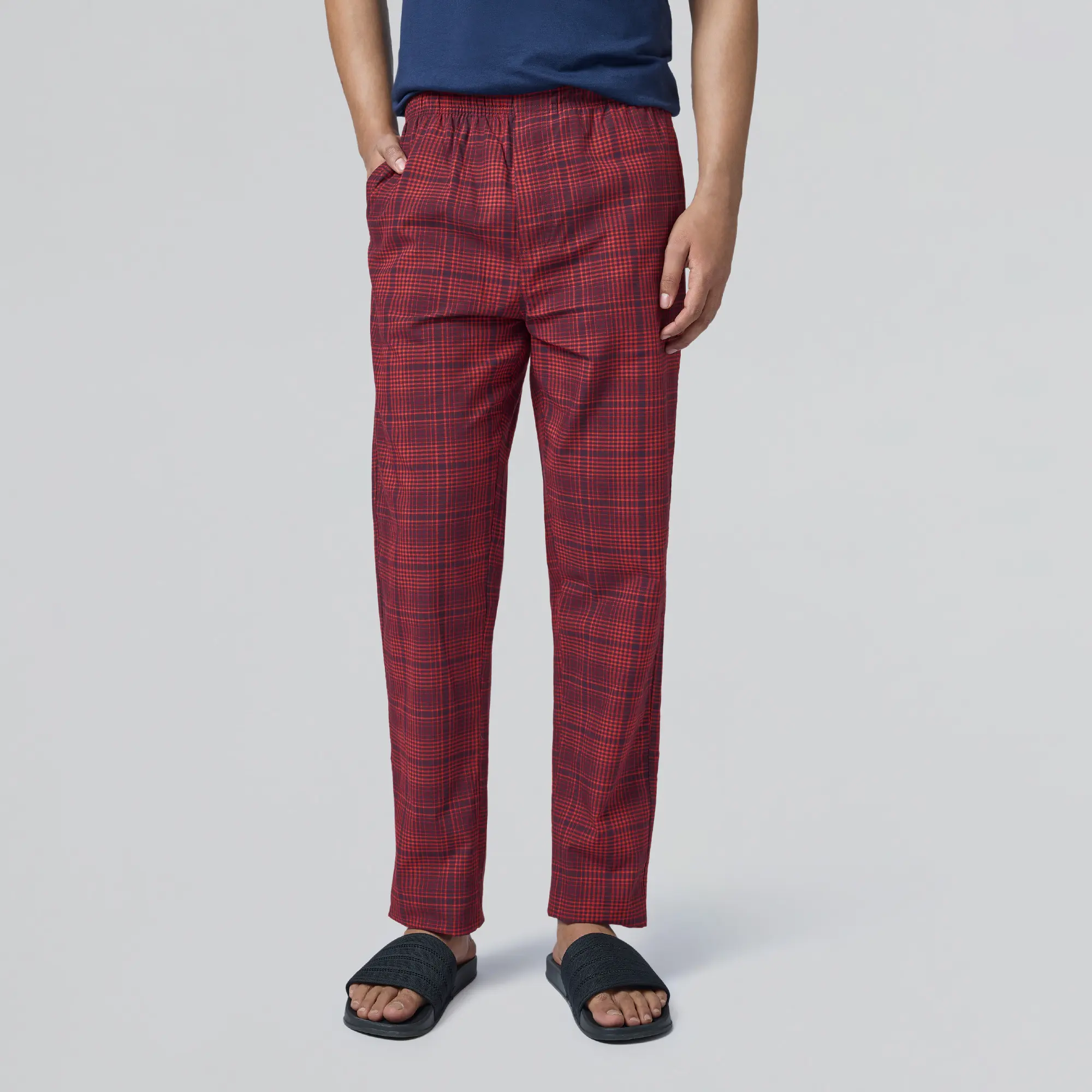 Checkmate Combed Cotton Pyjamas Brit Red - Image 2
