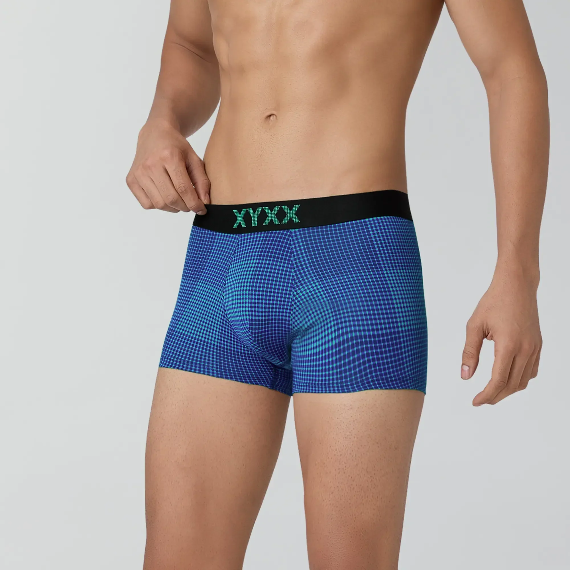 Quad Cotton Trunks Aqua Green - Image 6