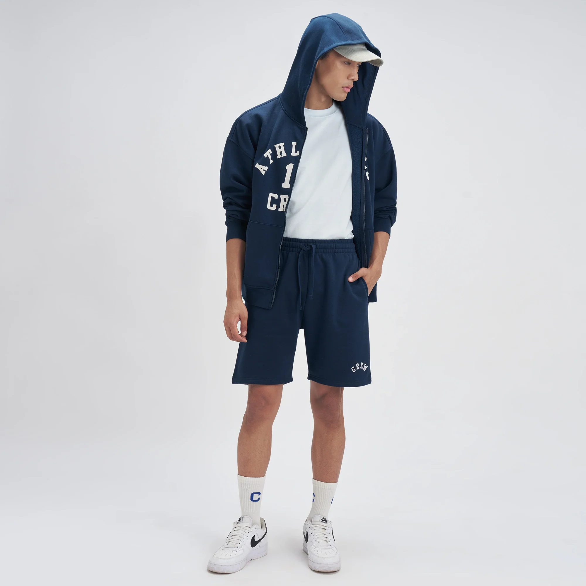 Crew Relaxed Fit Sweatshorts - Blue Nights - Image 4