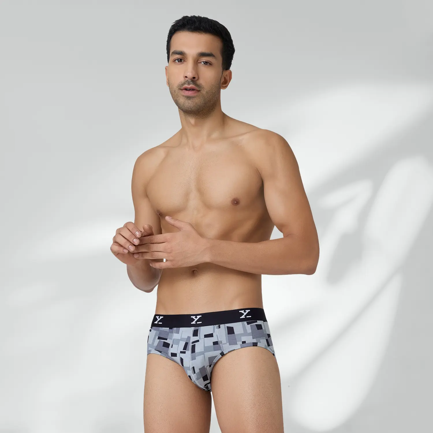Shuffle Modal Briefs Boxy Grey - Image 5