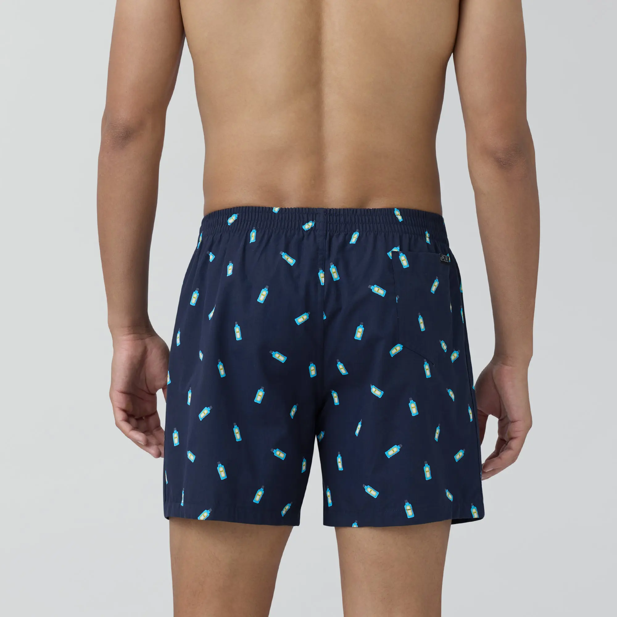 Splash Cotton Boxers - Gin Blue - Image 5