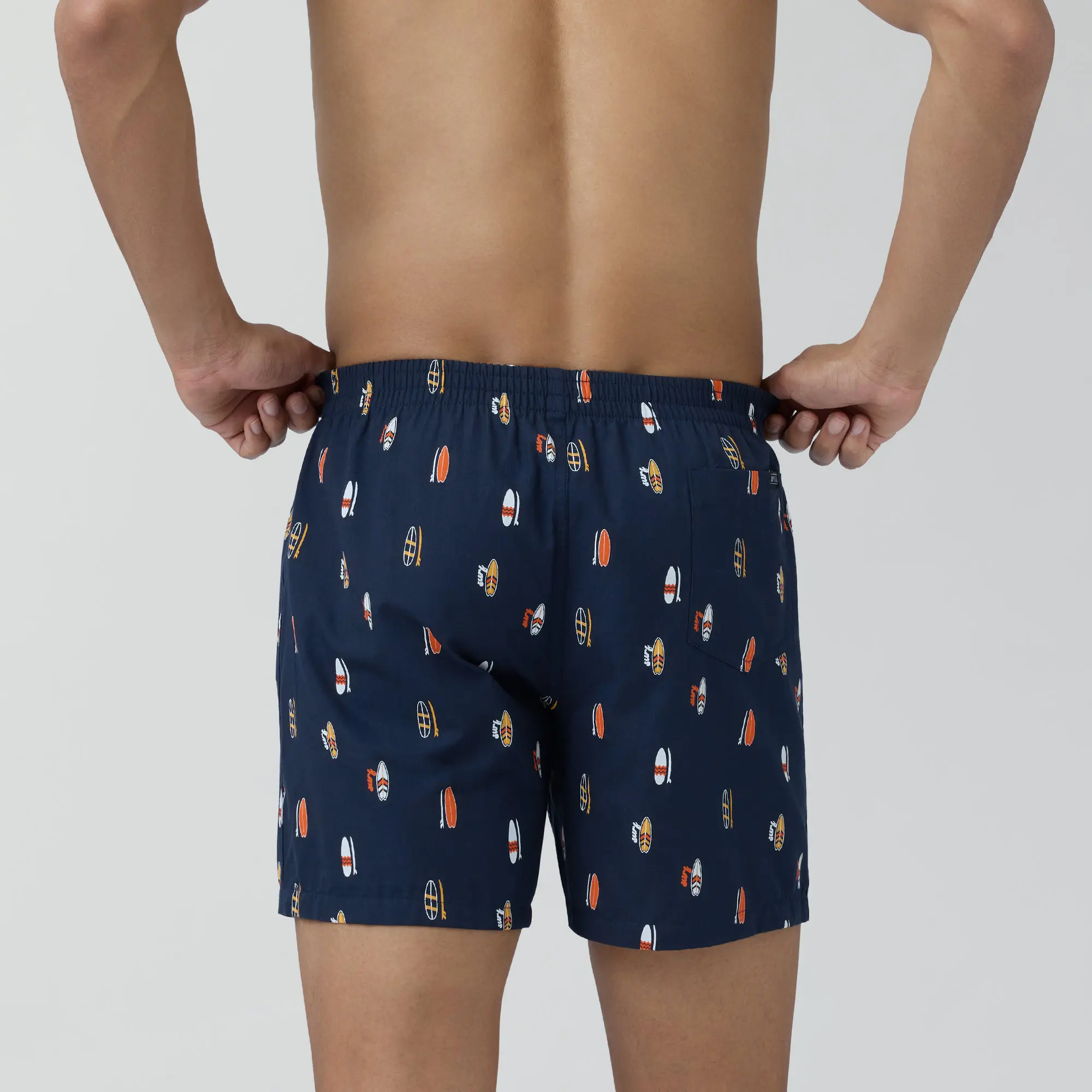 Splash Cotton Boxers - Surfboard Blue - Image 5