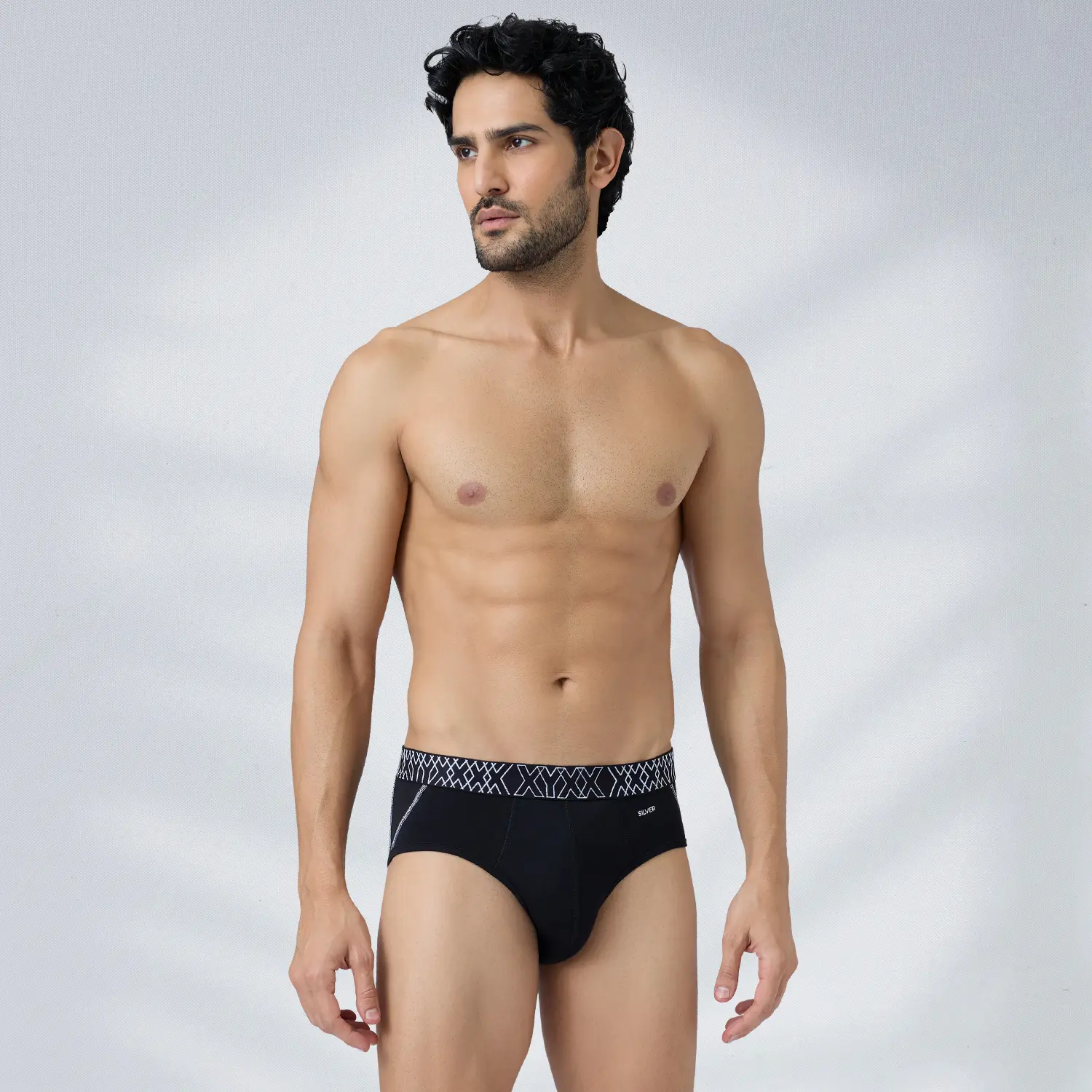 Sprint Cotton Stretch Briefs Black Knight - Image 3