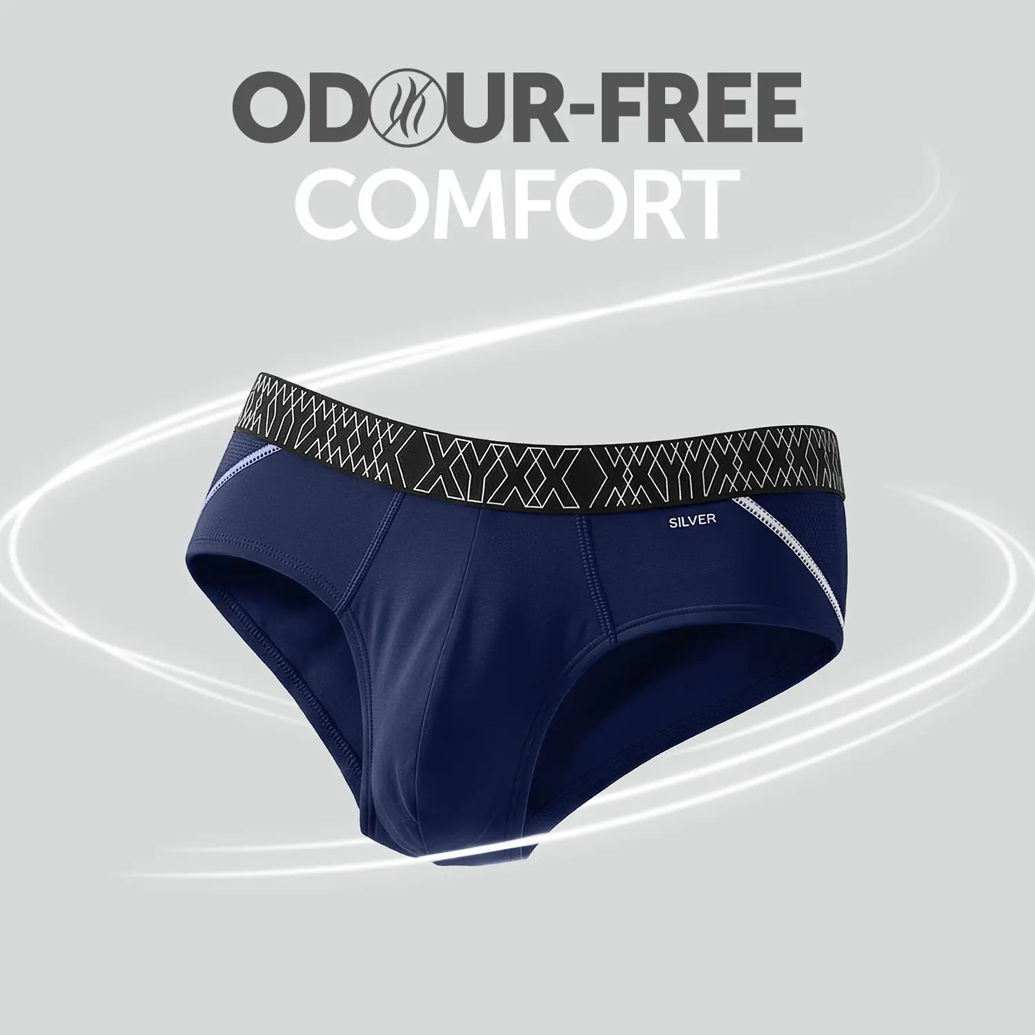 Sprint Cotton Stretch Briefs Midnight Blue - Image 2
