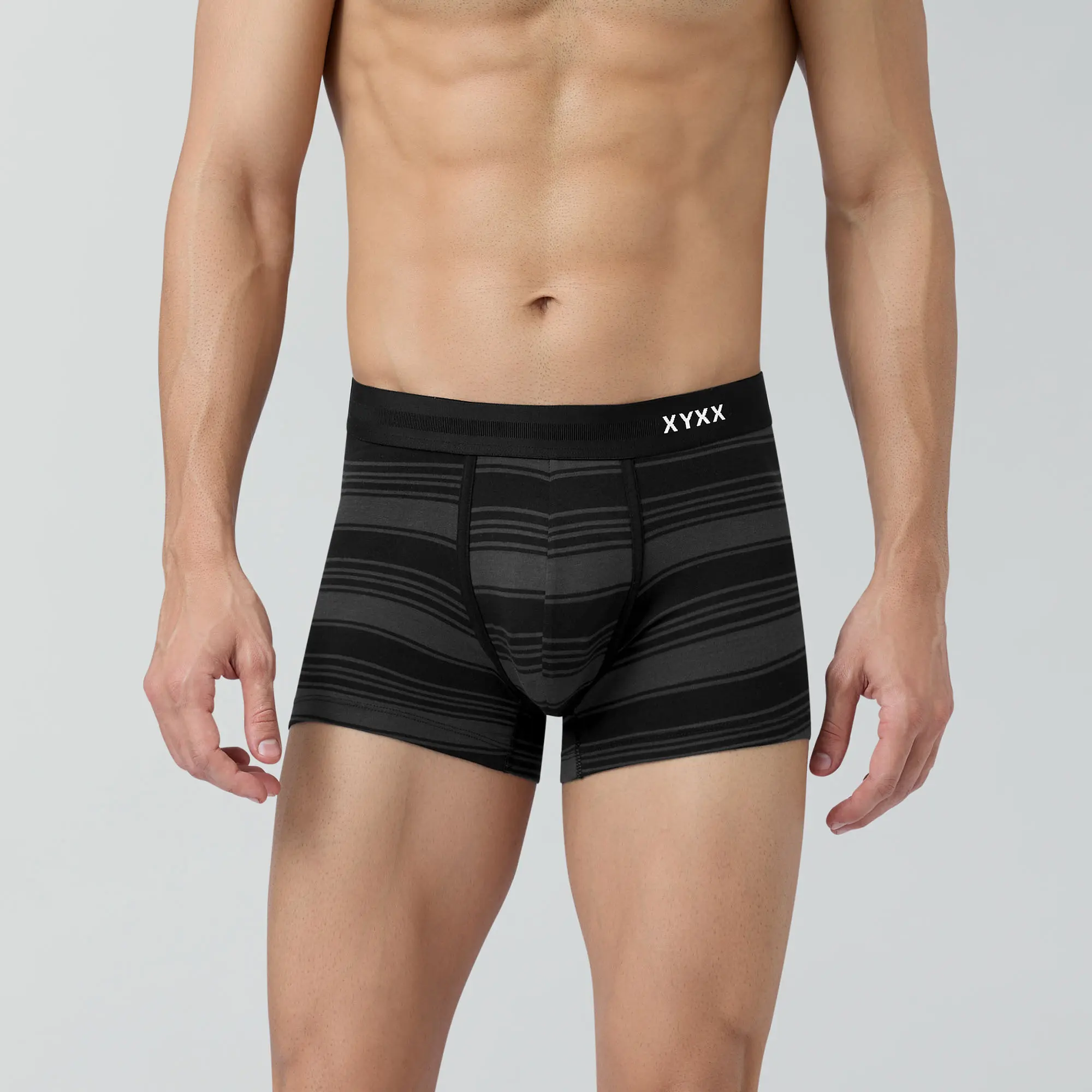 Streax Cotton Stretch Trunks Smoke Black - Image 2