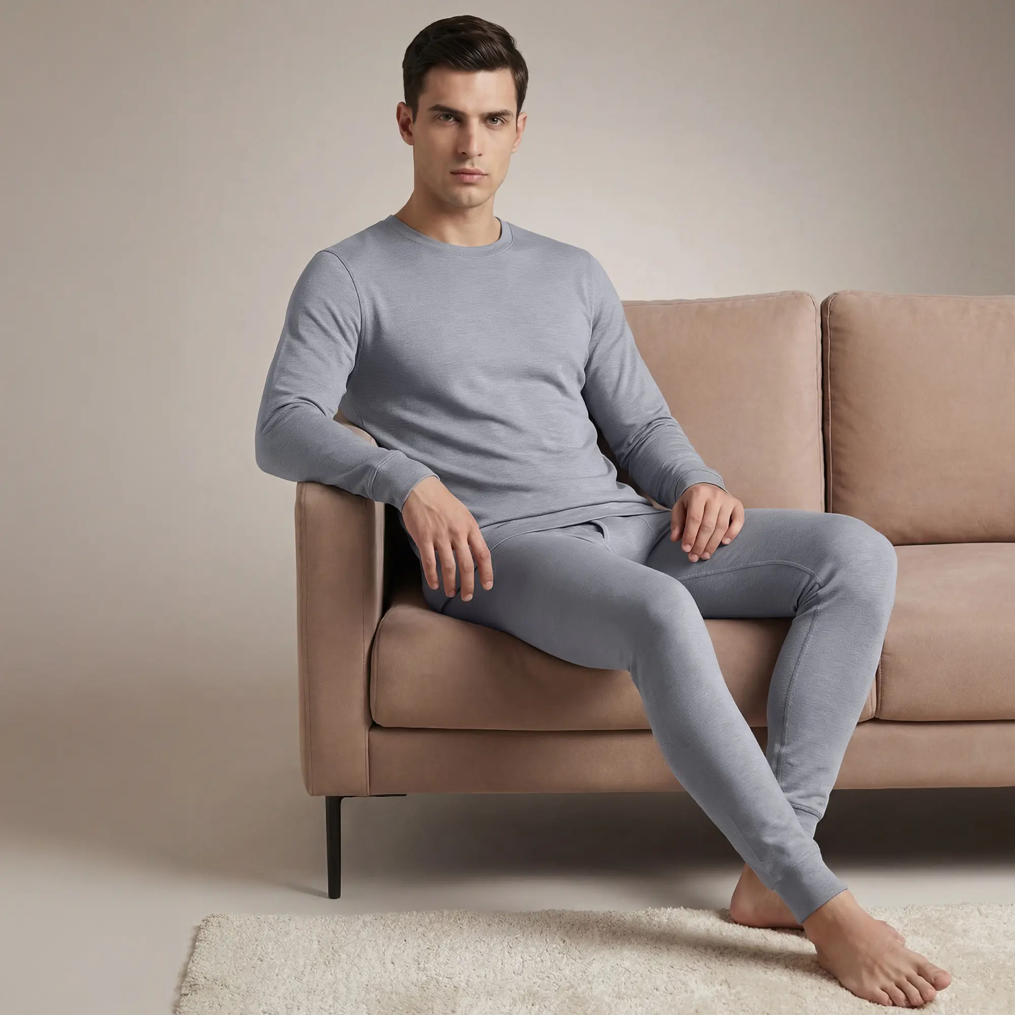 HEATPRO™ Sub-Zero Long Johns Ash Grey - Image 2