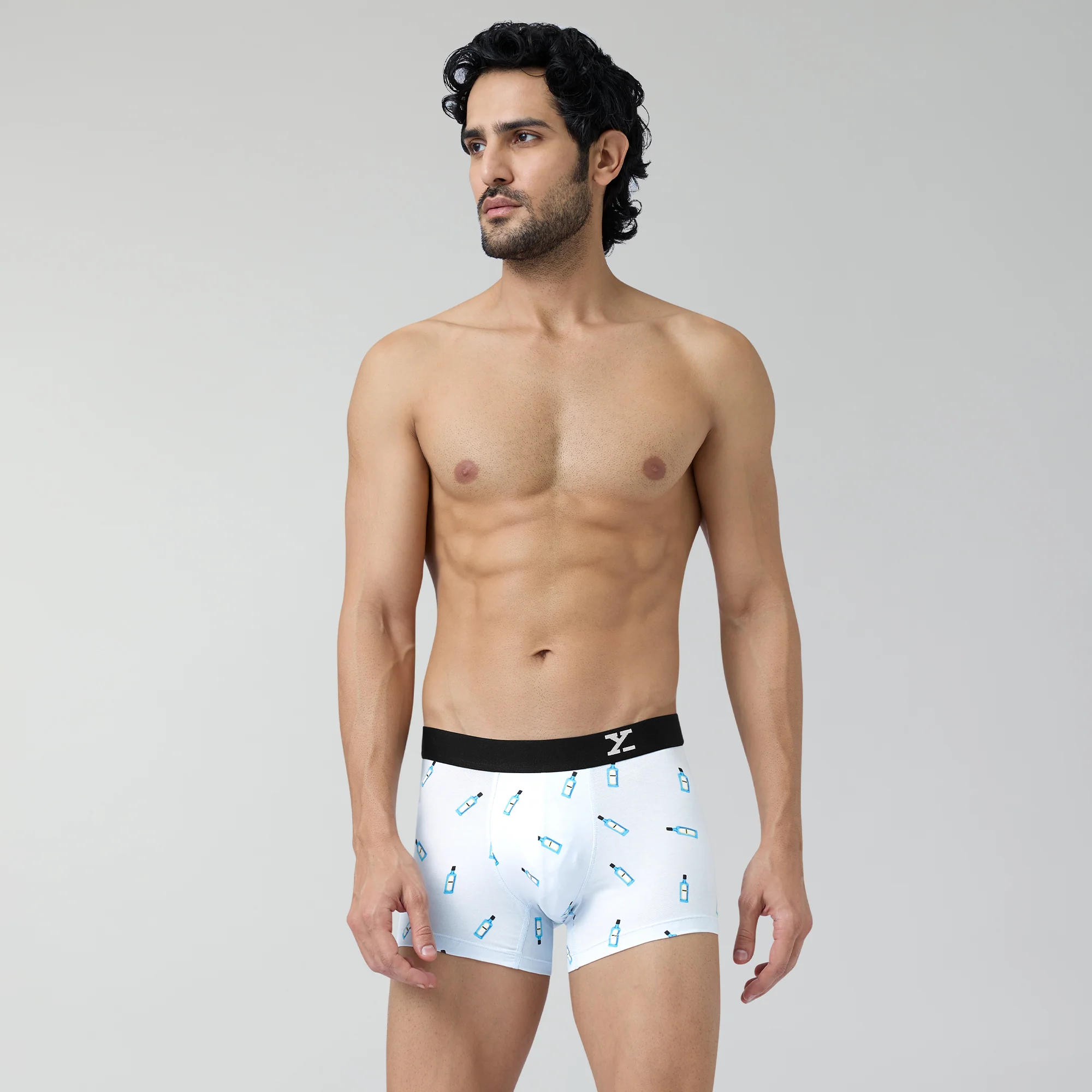 Prints For You Trunks Gin Blue - Image 3